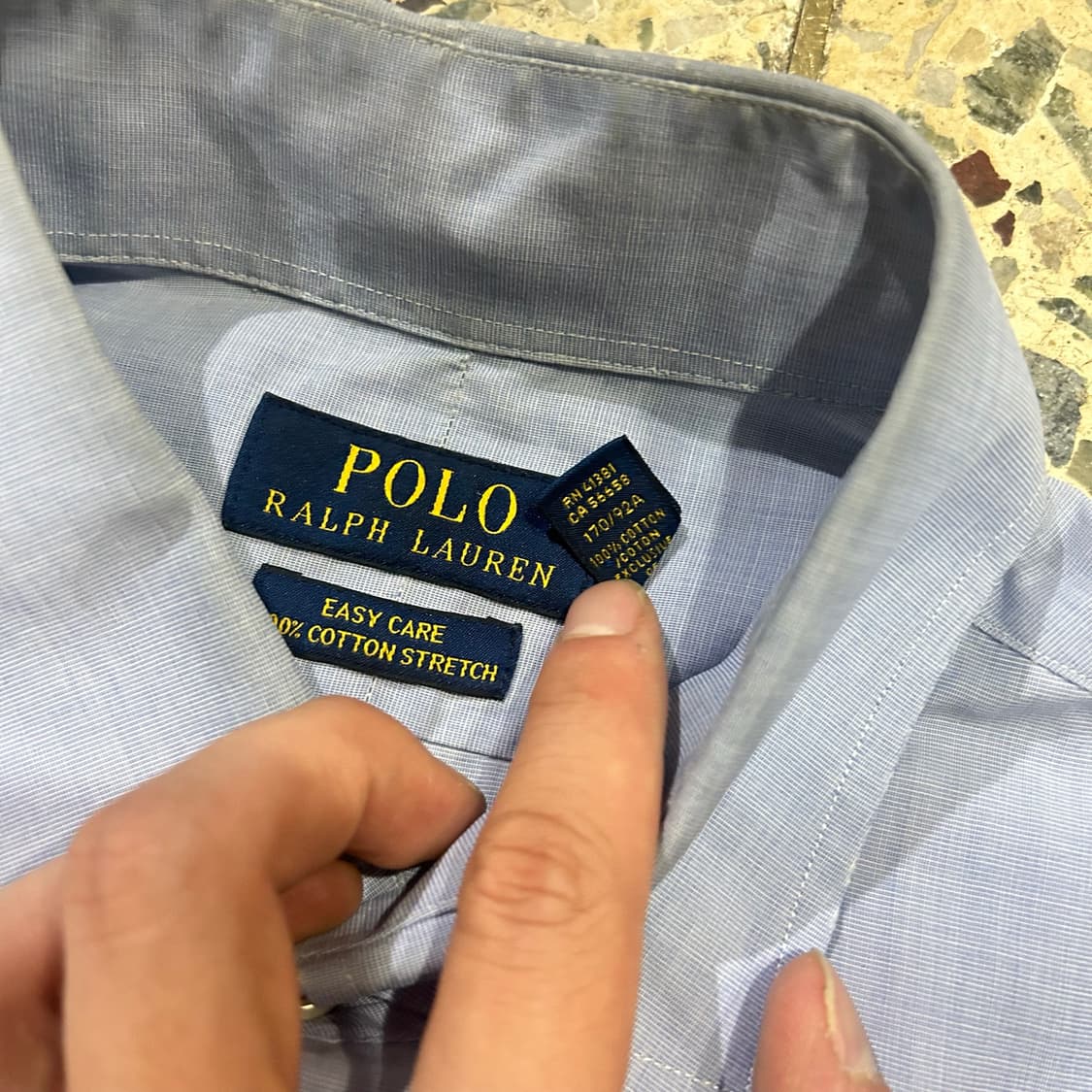 폴로(POLO RalphLauren)스카이블루 옥스퍼드 셔츠 상품이미지5