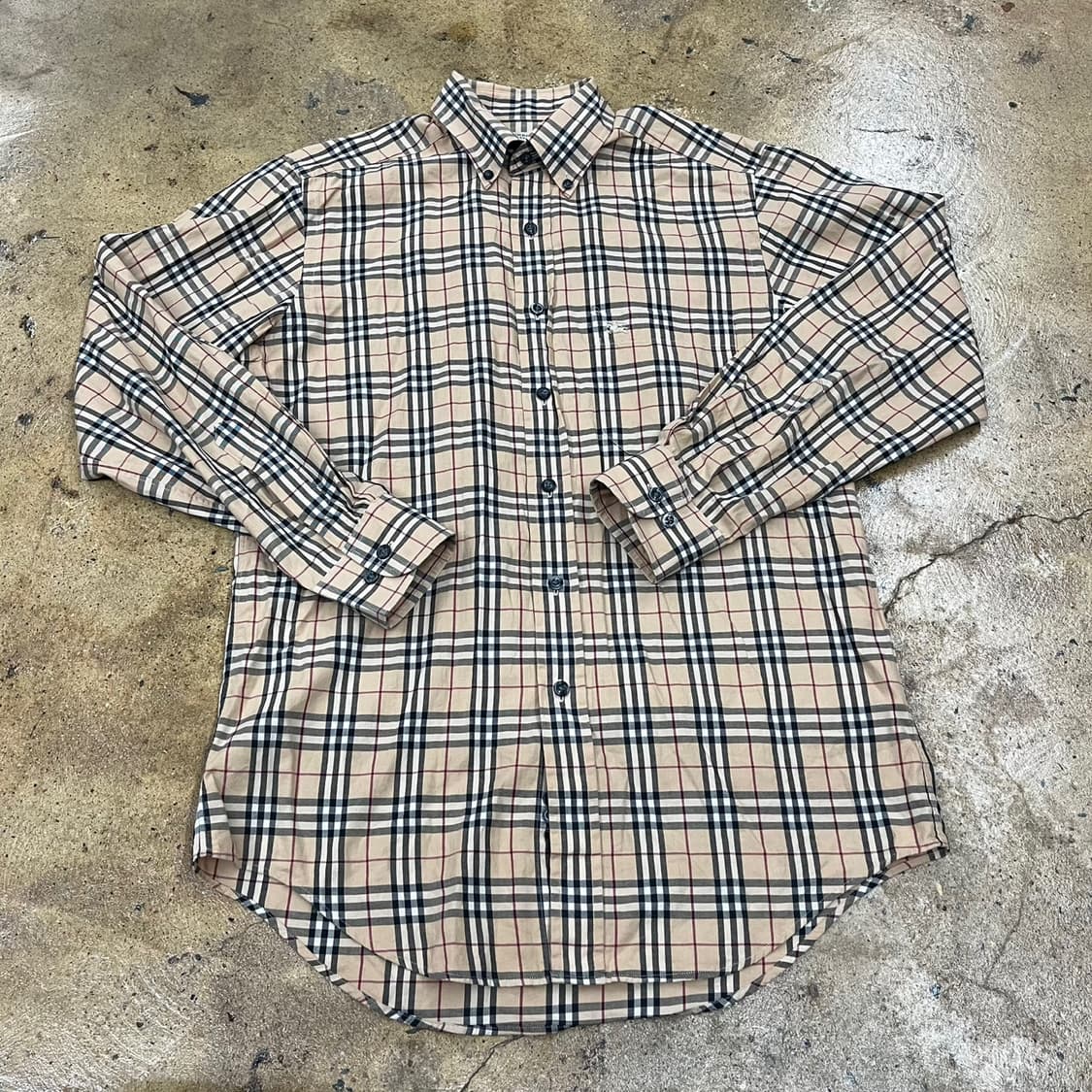 [정품/S] 버버리 노바 체크 셔츠 b16 상품이미지2