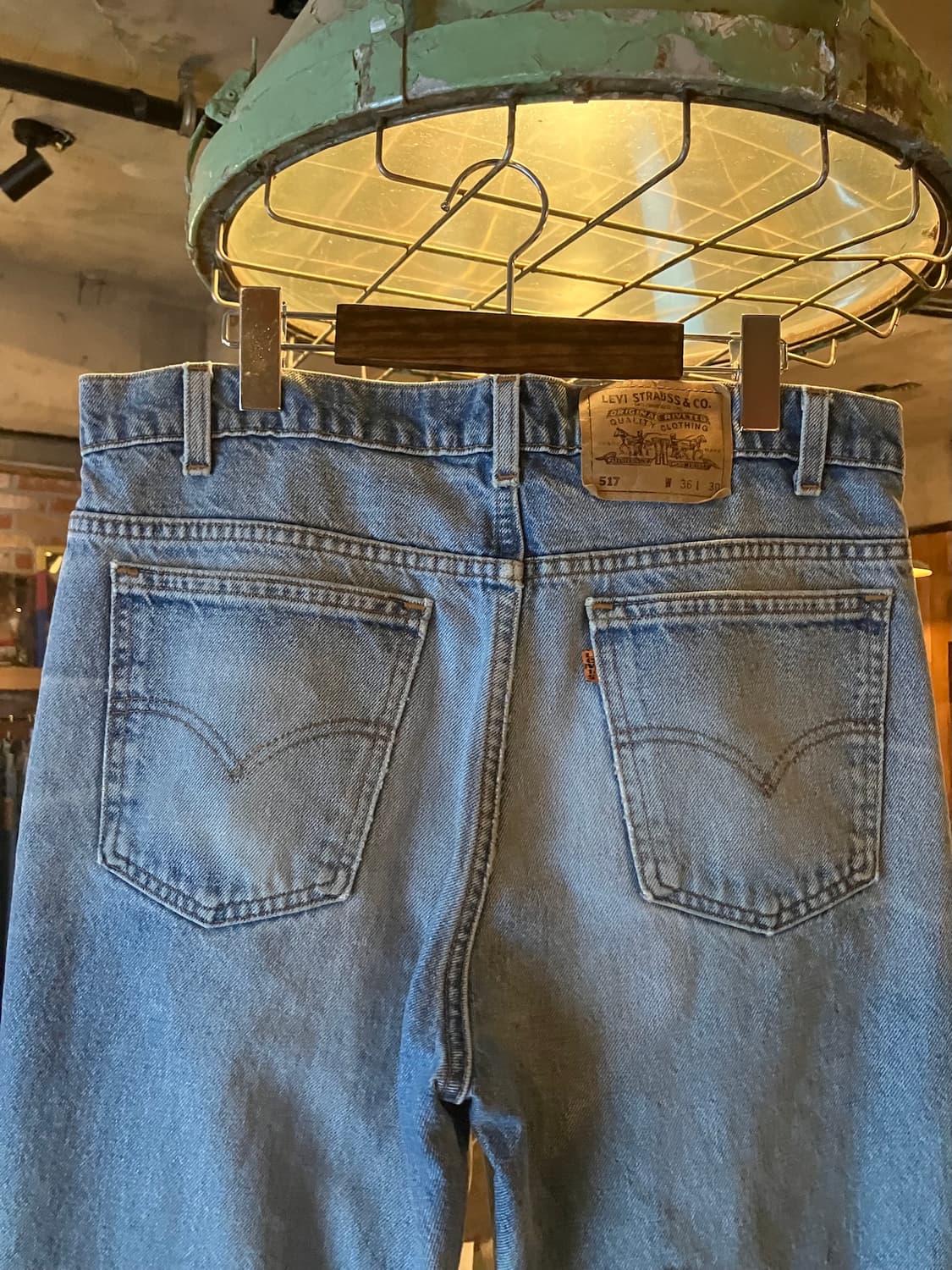 90s USA Levis 517 Boot Cut Denim Pants 상품이미지6