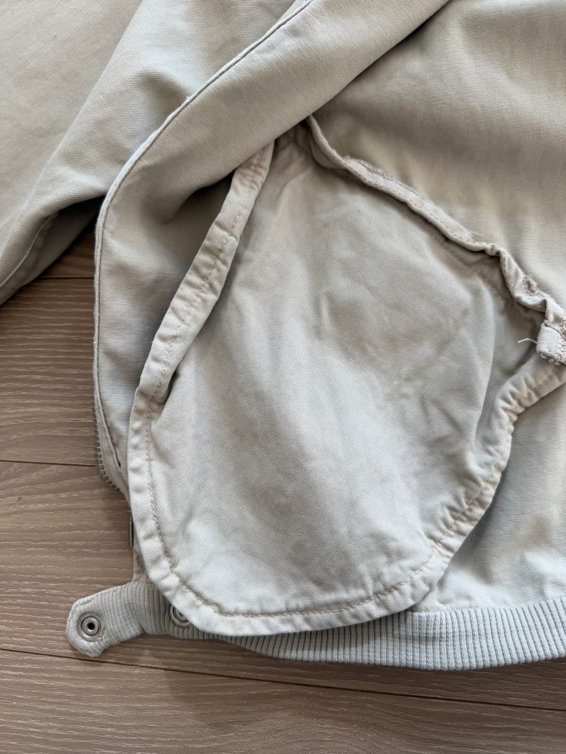 빈티지 아르마니 진스 코튼 봄버 italy made 상품이미지10