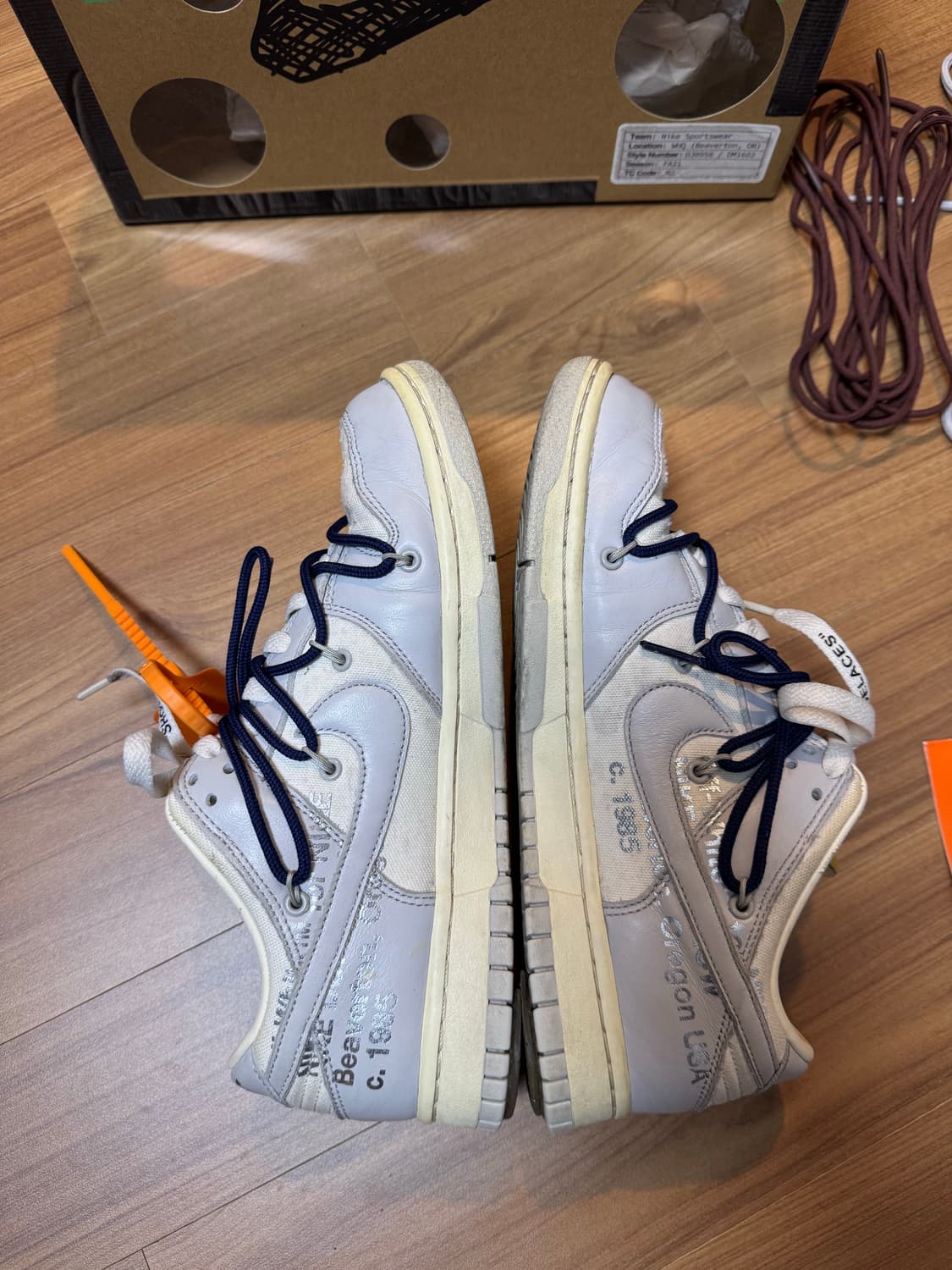 오프화이트 덩크 lot46 265 상품이미지4