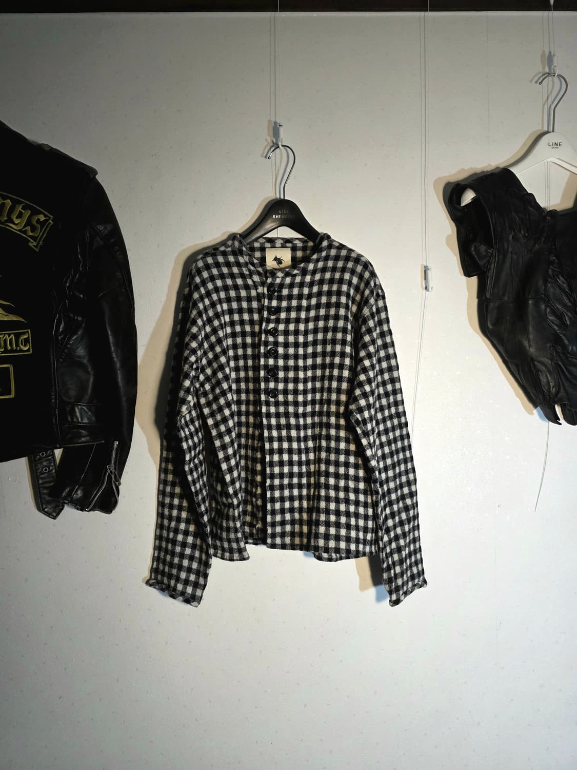 Klasica button check jacket 상품이미지3