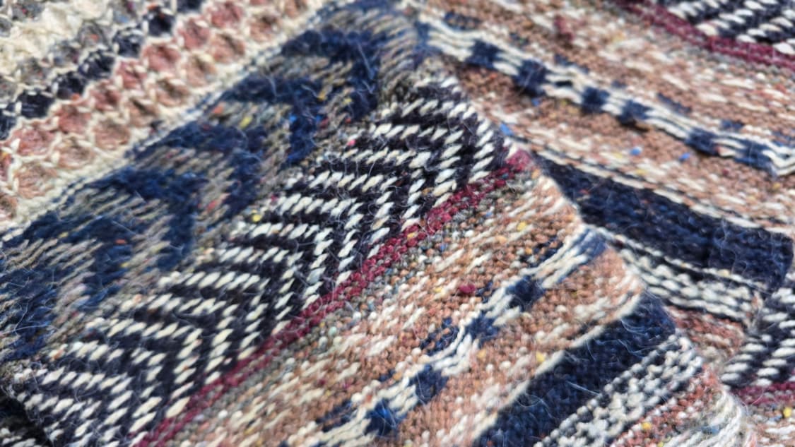 텍스처가 이쁜 빈티지 니트 Made In HongKong 상품이미지5