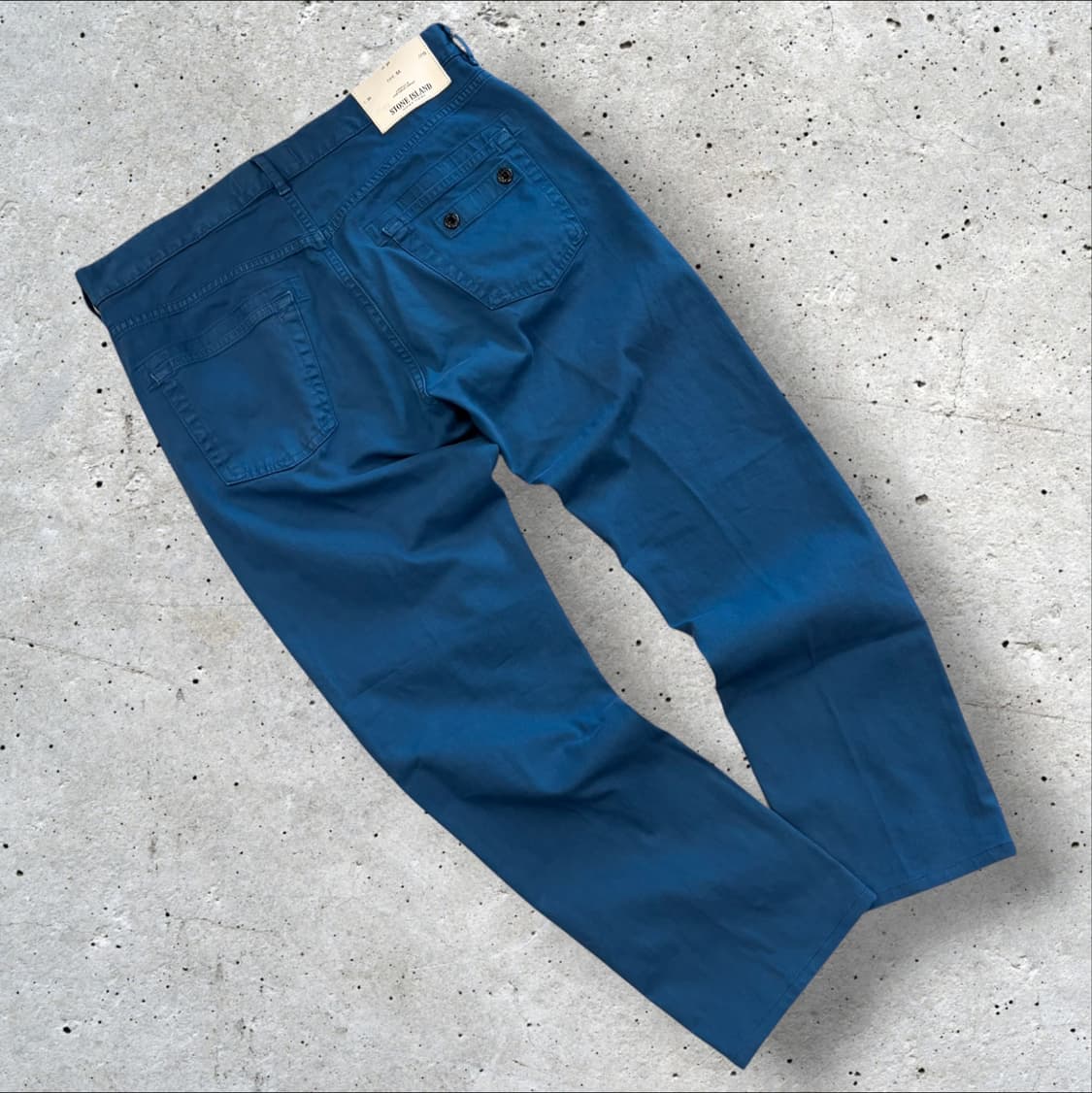 [30x34] 스톤아일랜드 코랄 블루 슬림핏 데님 팬츠 D730 상품이미지1