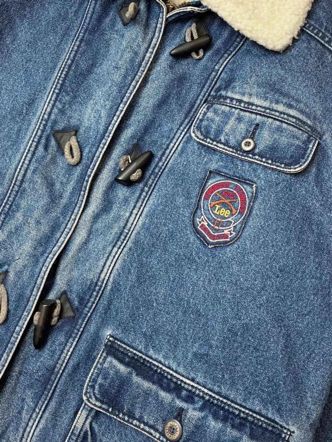 Lee 리 90s 더플 데님 더플 코트 자켓 PN5228 상품이미지4
