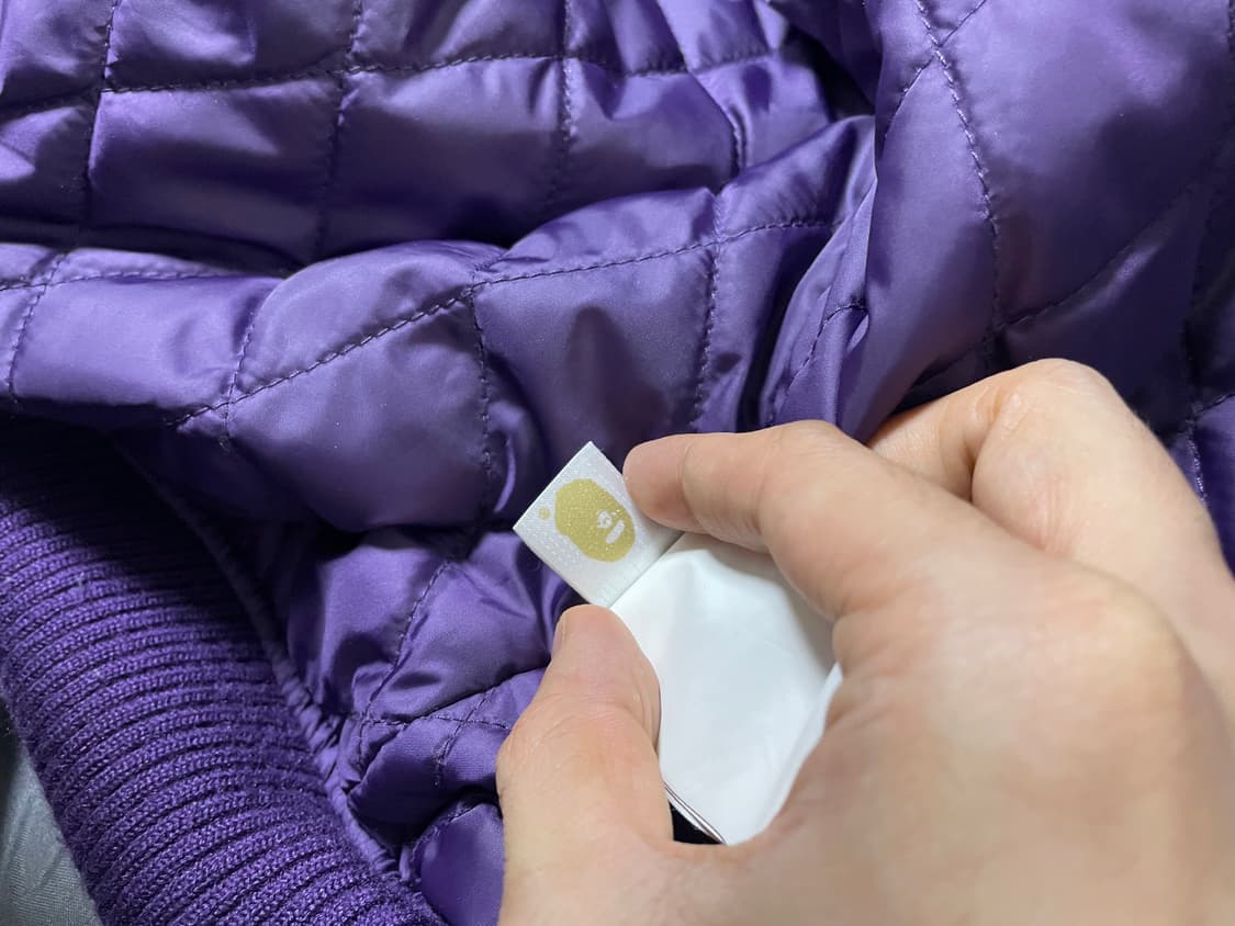 베이프 자이언트 헤드 바시티 자켓 상품이미지6