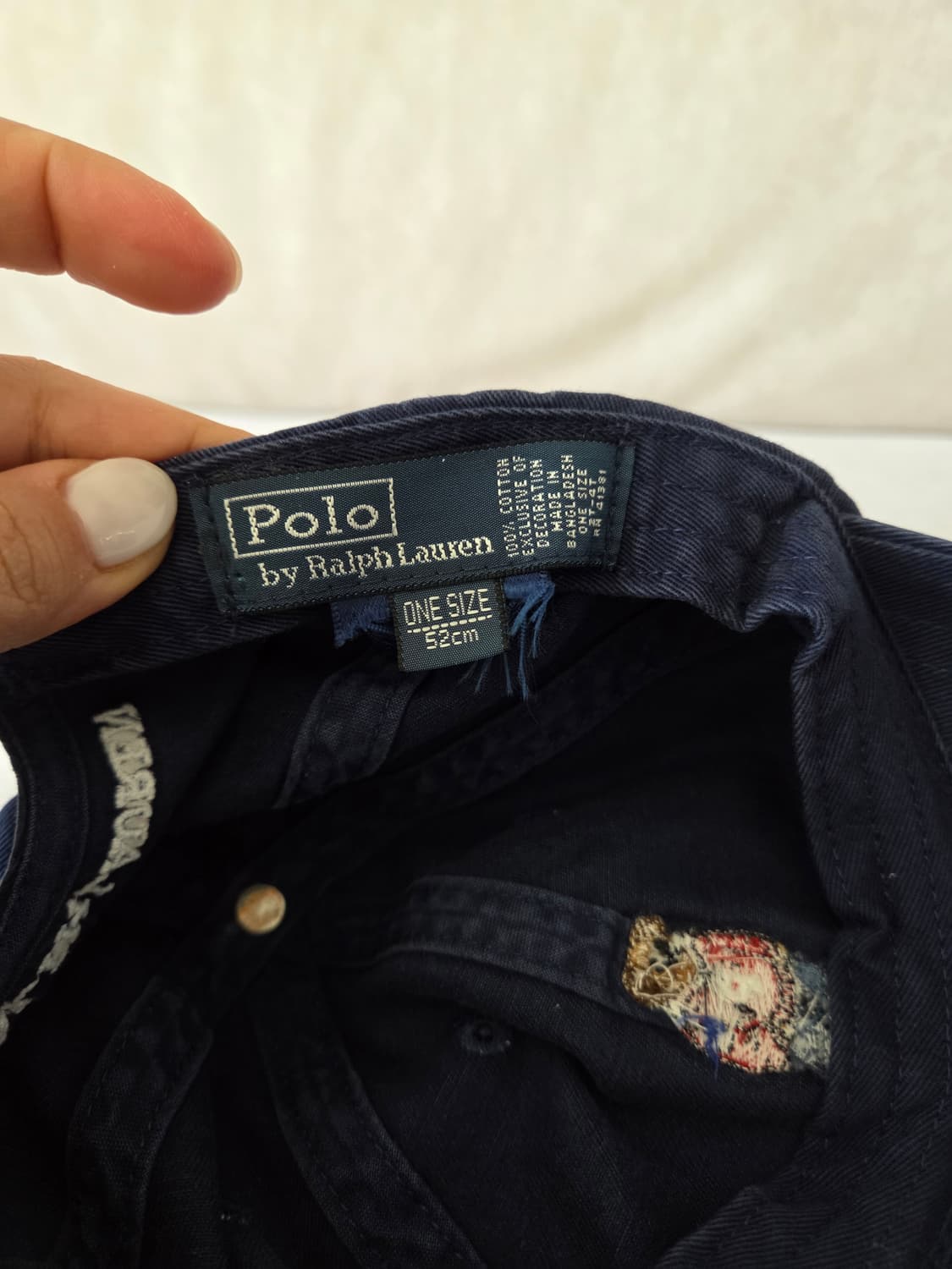 랄프로렌 폴로 베어 캡 모자 52 (베이비) 상품이미지2