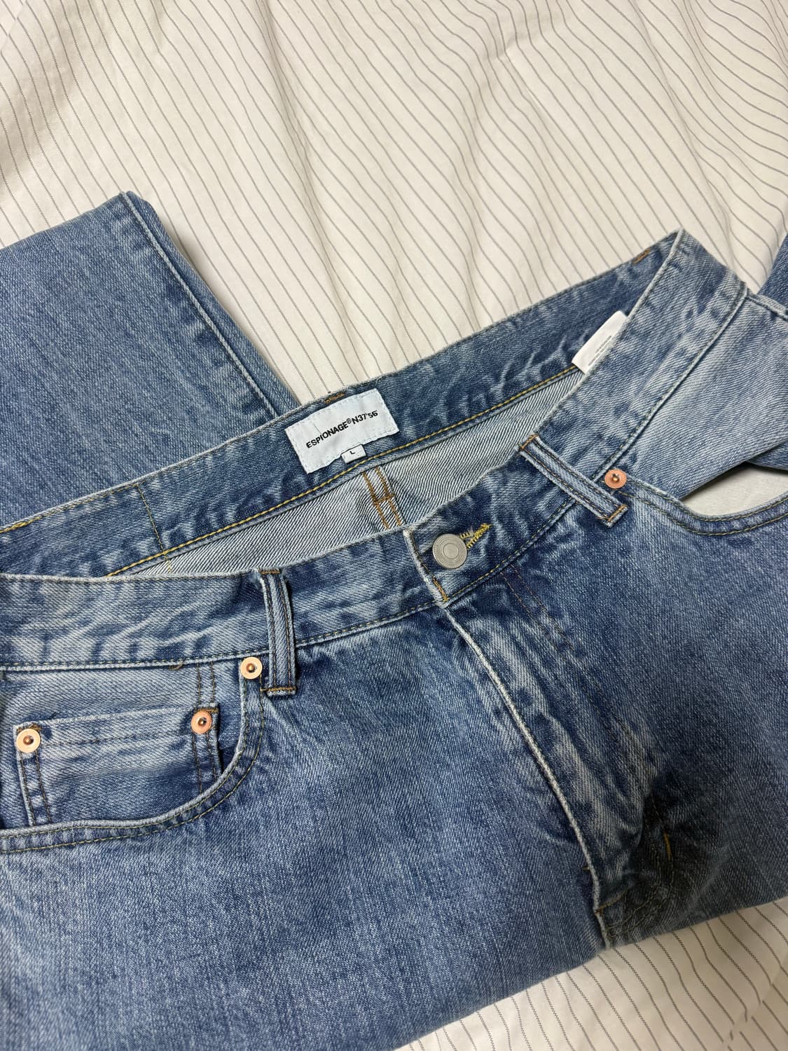 에스피오나지 셀비지 데님팬츠 상품이미지2