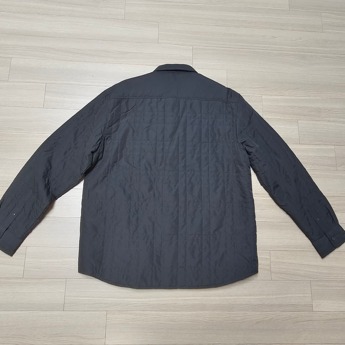 XL 새제품) 에잇세컨즈 셔츠 셔켓 자켓 간절기 다크그레이 카키 105 상품이미지2