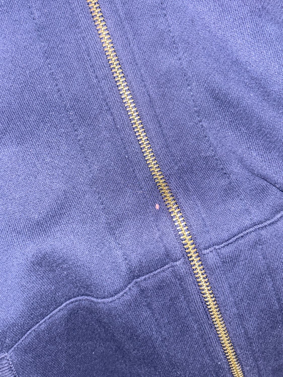 폴로 네이비 체크 투웨이 후드집업 상품이미지2