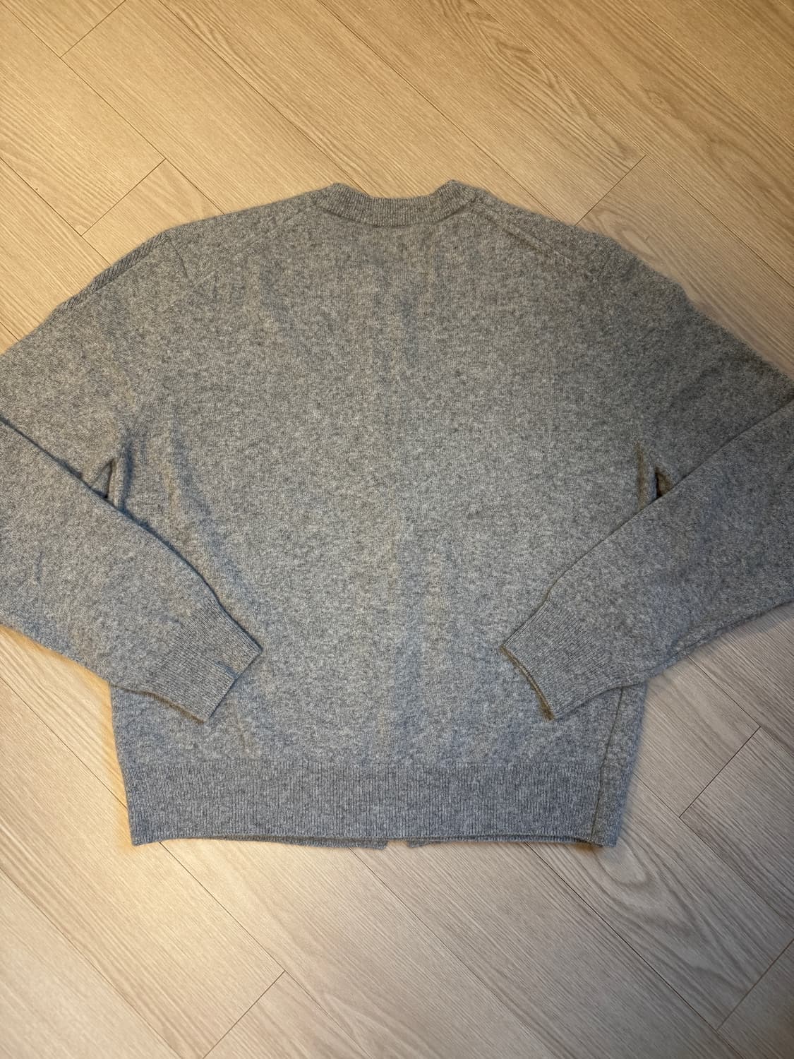 [S] 렉토 레이어드 가디건 멜란지 그레이 상품이미지4