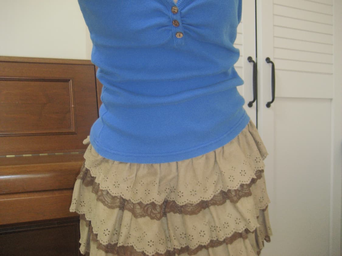 갸루 모리걸 캉캉 스커트 상품이미지3