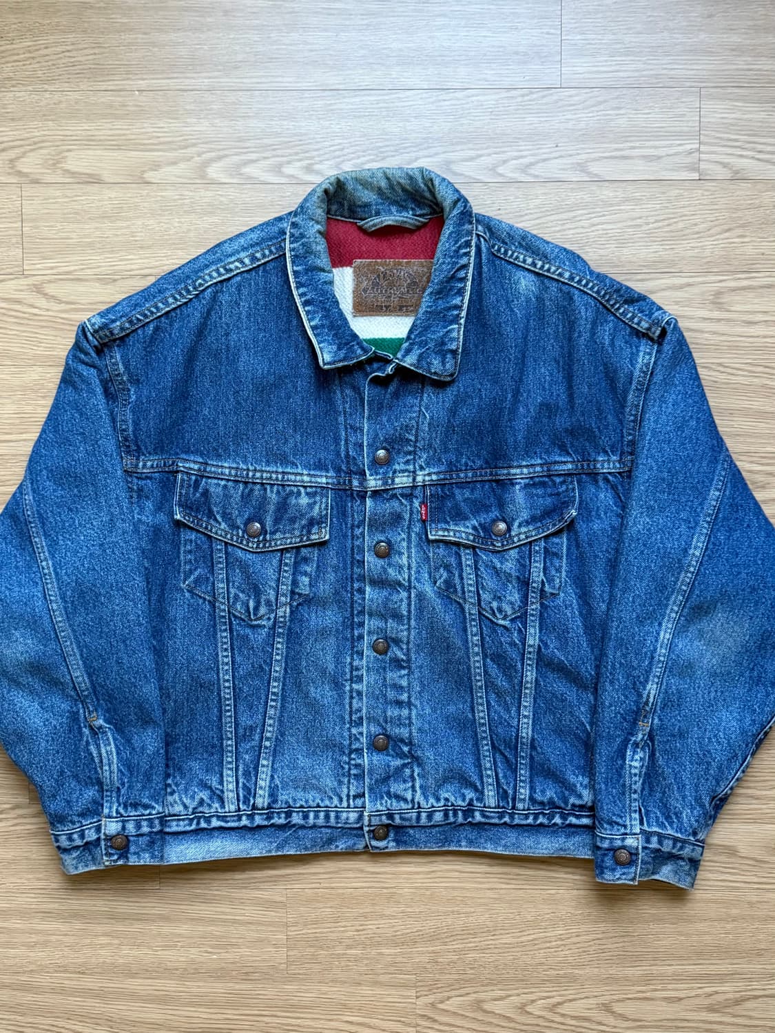 90s USA 리바이스 허드슨베이 데님자켓 상품이미지7