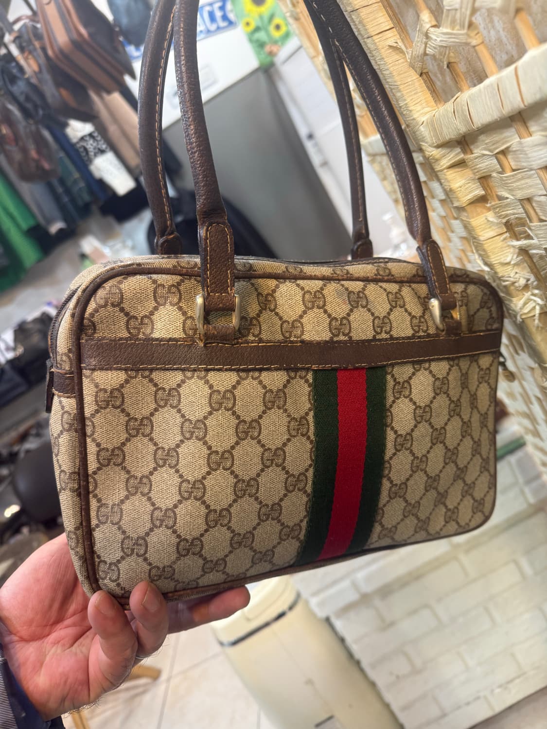 정품 구찌 오디피아 빈티지 숄더백 팝니다 상품이미지3