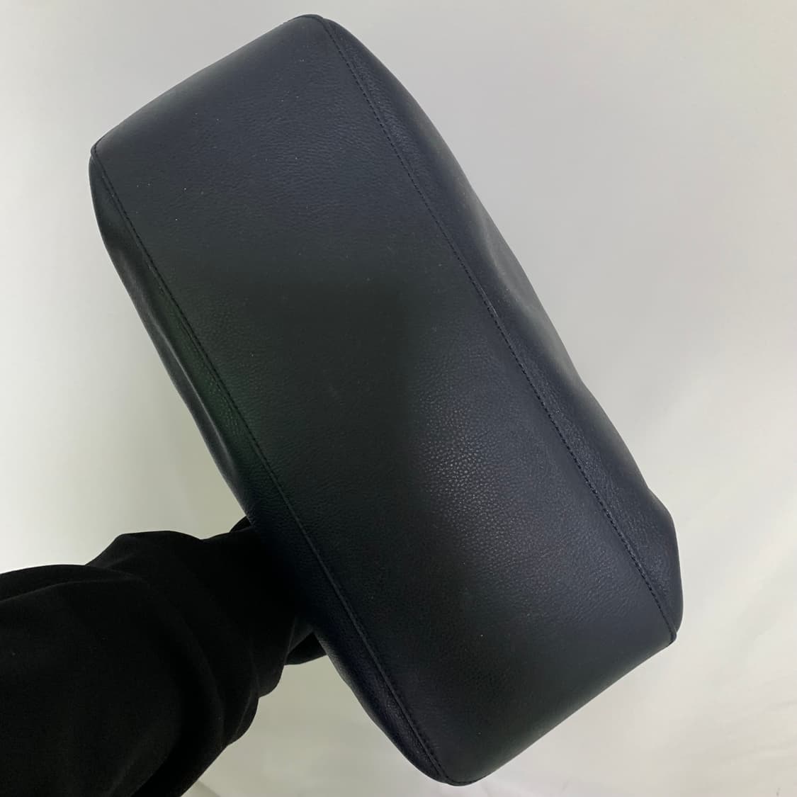 헤지스 레더 가죽 숄더백 토트백 네이비 빈티지 가방 상품이미지5