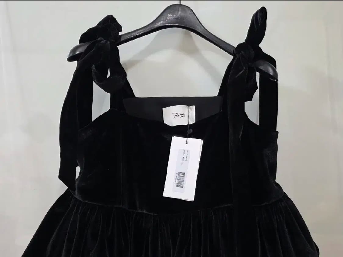더티스 벨벳 드레스 thetis velvet muffin dress 상품이미지6