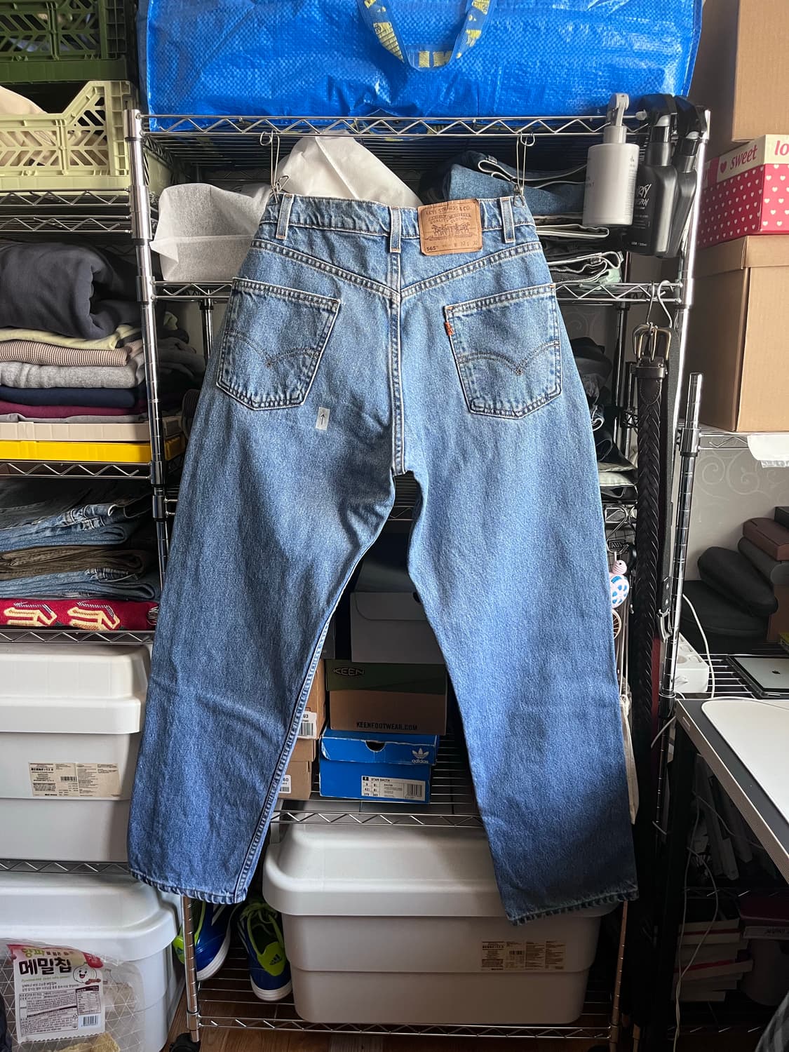 90s usa 리바이스 565 와이드 레그 상품이미지3