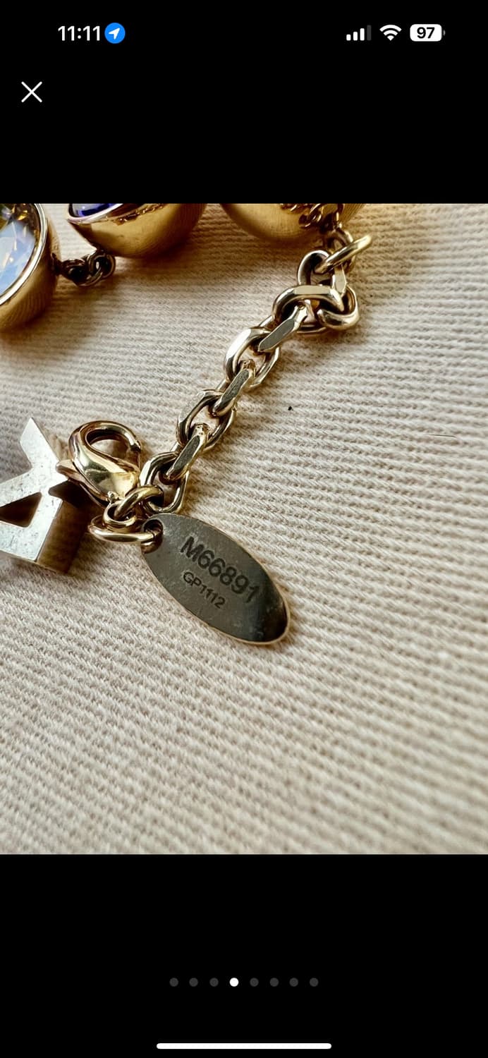 루이비통 오버 더 레인보우 팔찌 M66891 골드 상품이미지4