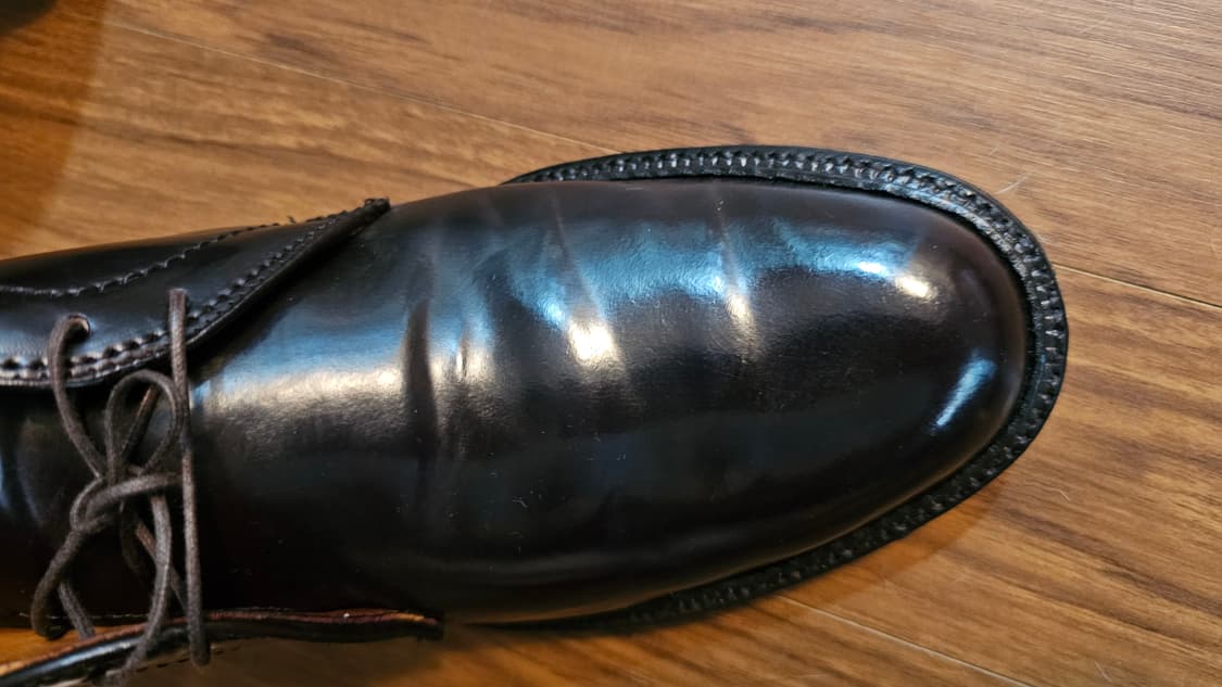 알든1339 Color 8 Cordovan Plain Toe 처카부츠 상품이미지9