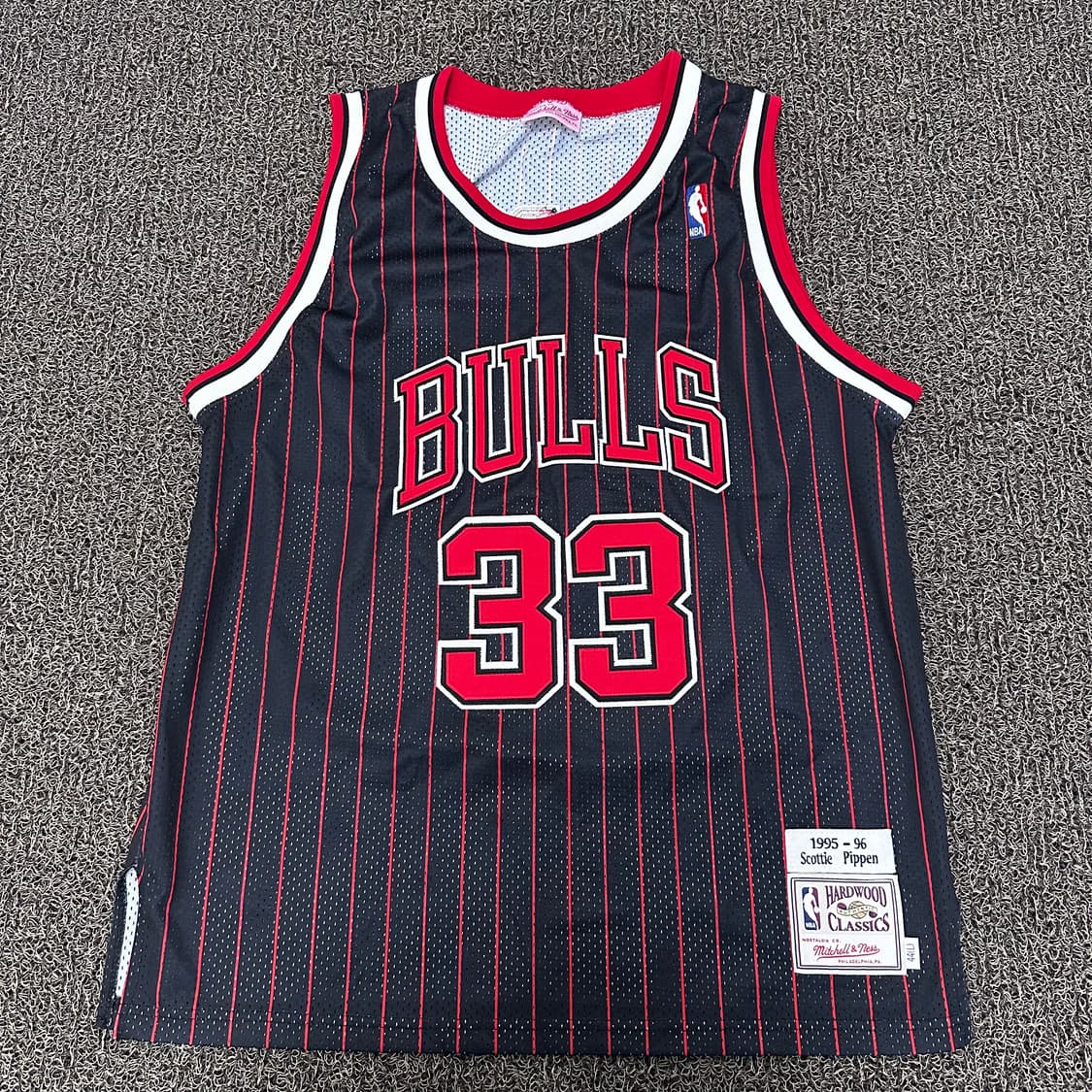NBA 시카고불스 미첼 & 네스 스윙맨 농구 유니폼 민소매 상품이미지1