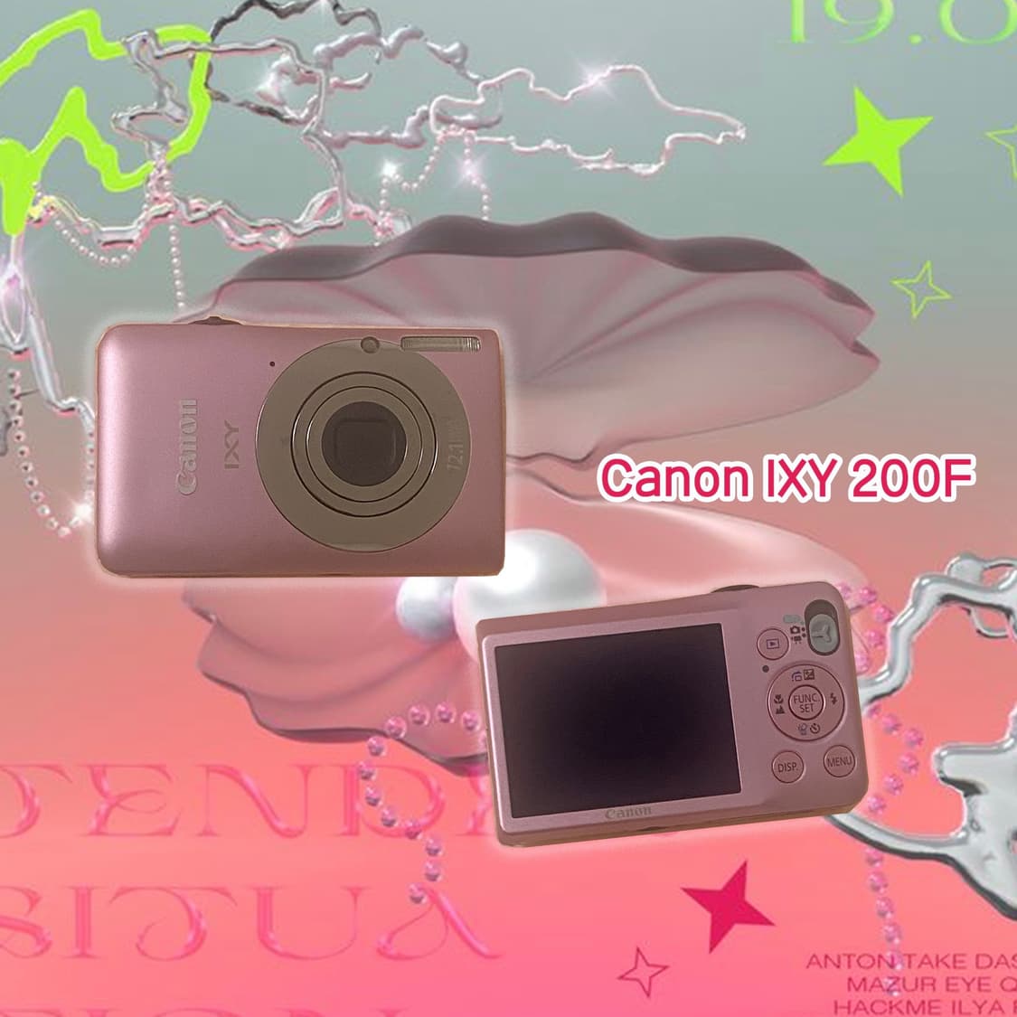 풀셋!) Canon IXY 200F IXUS 105캐논 익시 익서스 핑크 상품이미지2