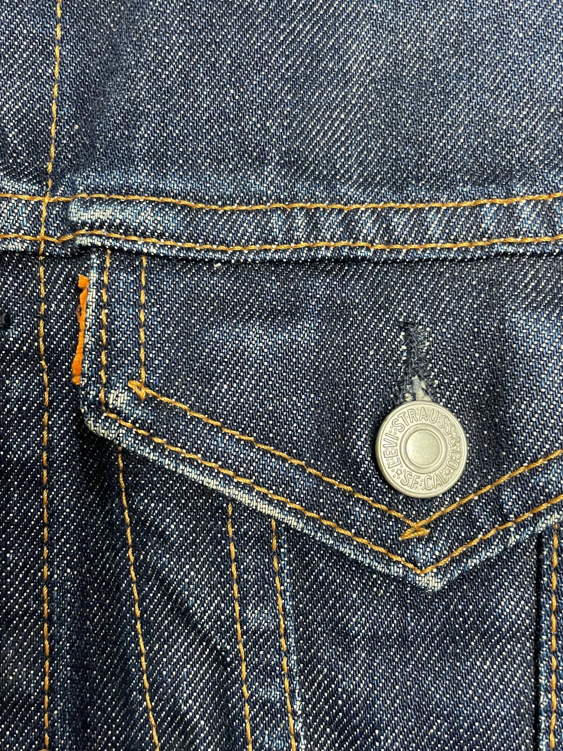 리바이스 오렌지탭 데님 트러커 청자켓 M 상품이미지4