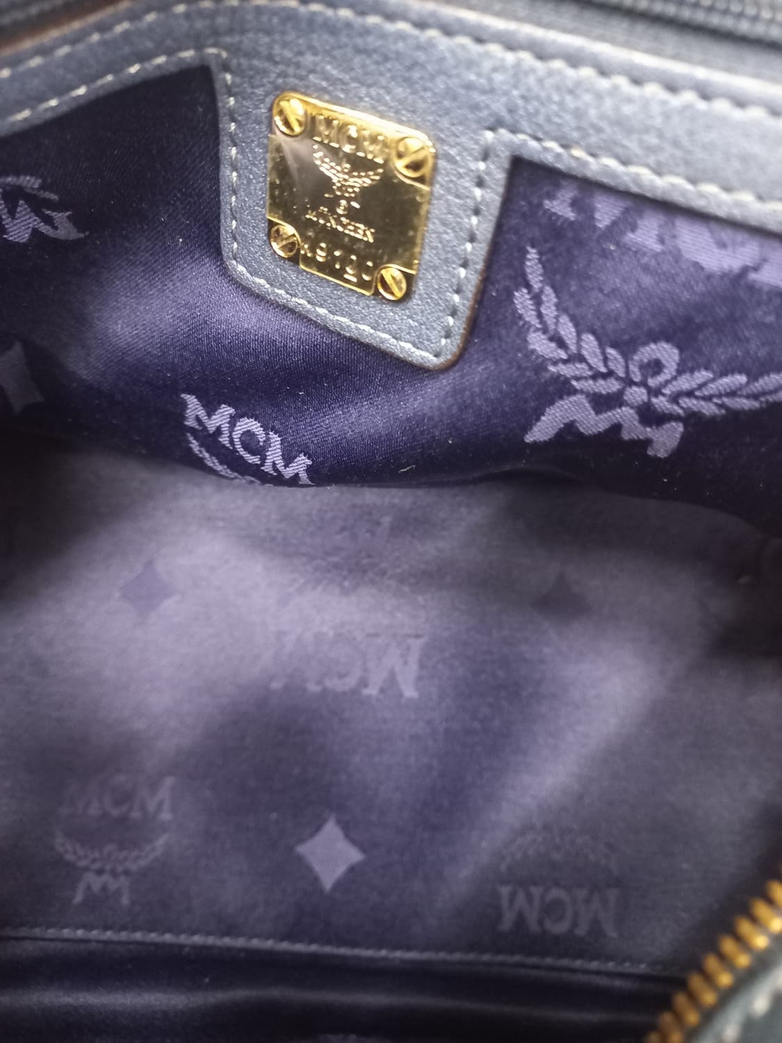 MCM 네이비 토트백 가방 상품이미지5