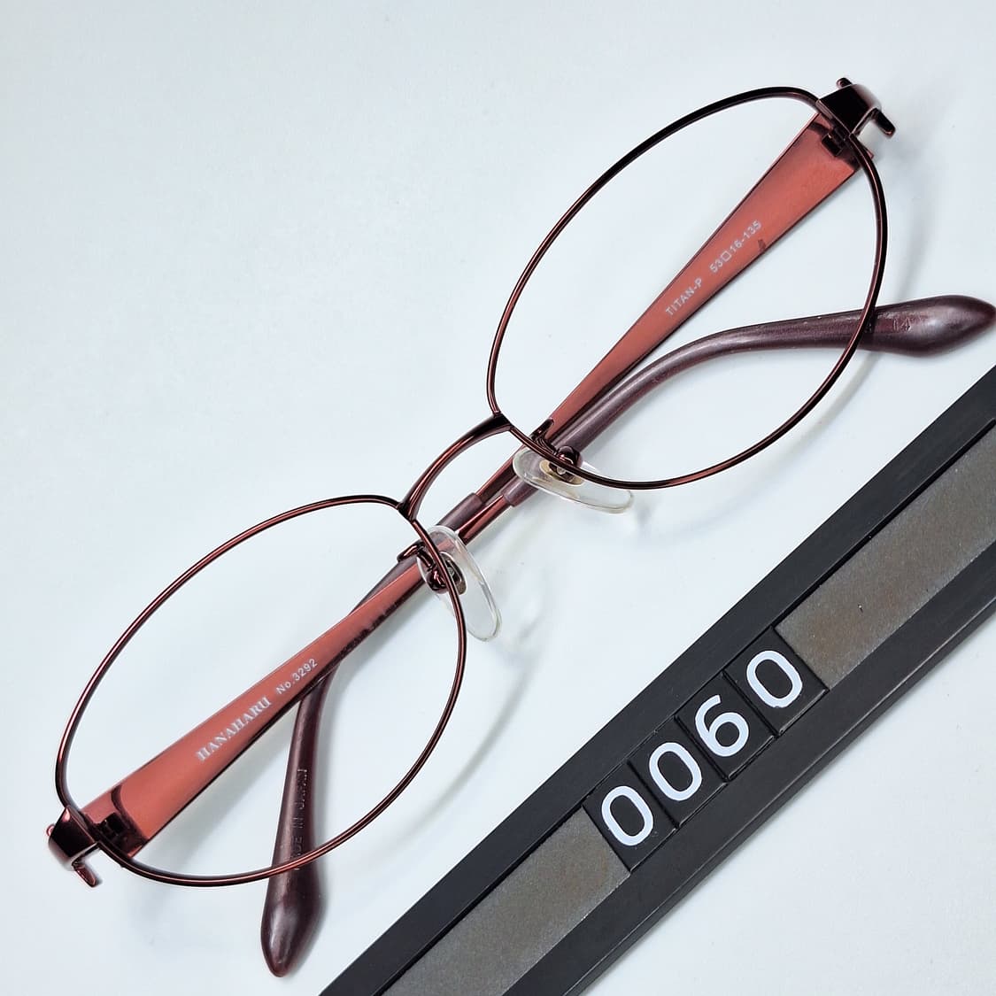 일본 사바에 하우스 HANAHARU No.3292 꽃무늬 티타늄 안경테 상품이미지1