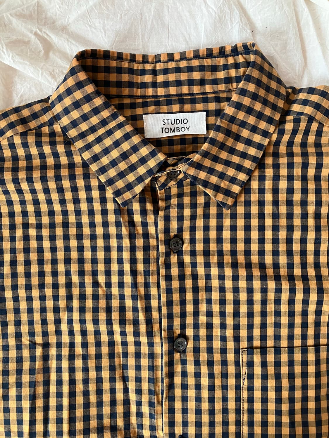 스튜디오톰보이 체크반팔셔츠 상품이미지1