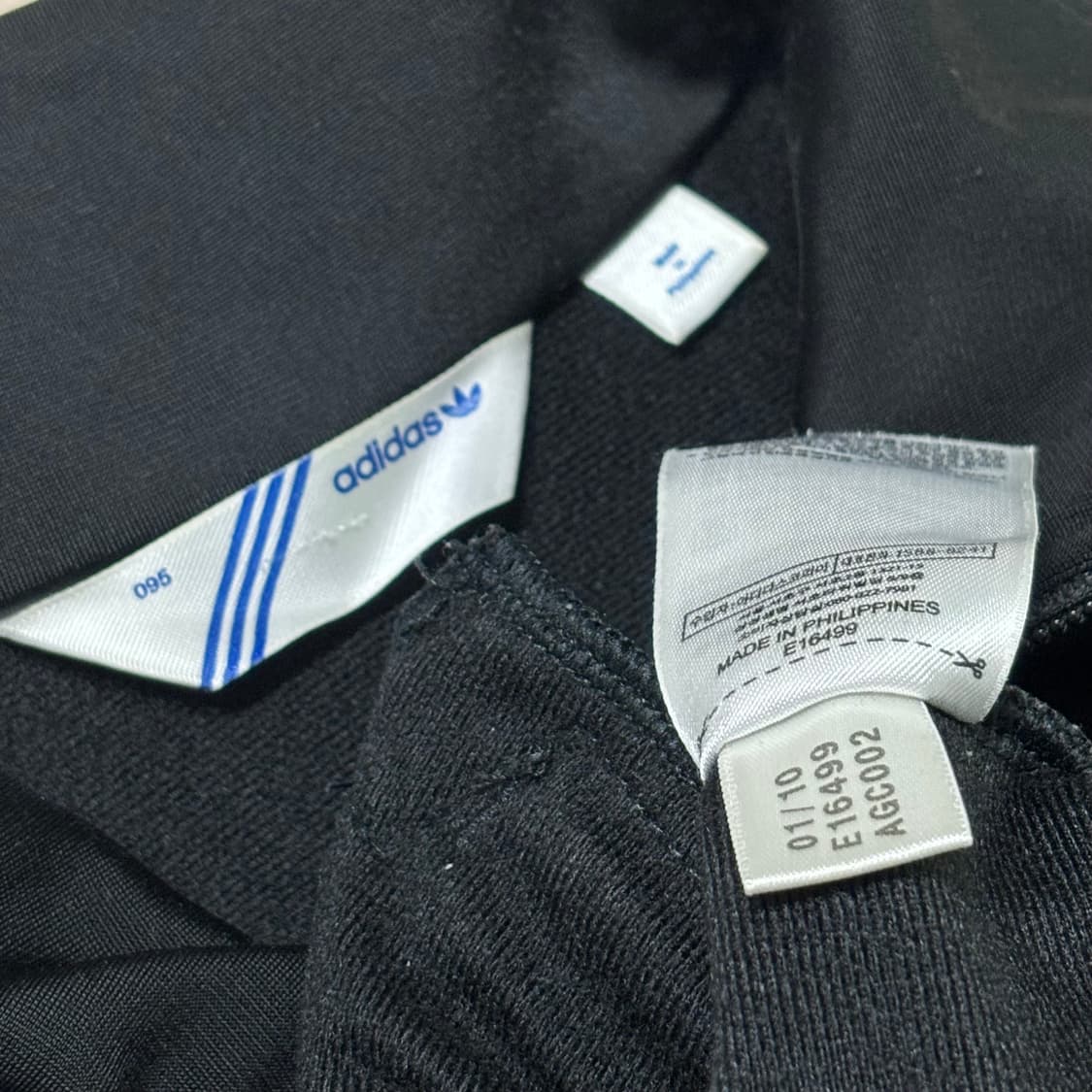 아디다스 여성용 파이어버드 져지 백로고 검흰 블랙 트랙 상품이미지6