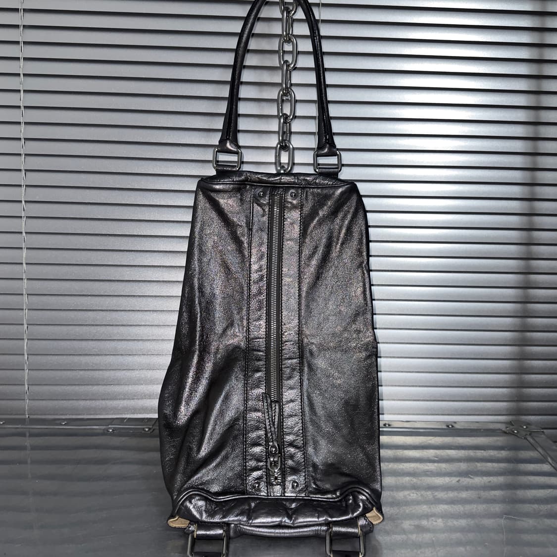 00s 돌체앤가바나 실버 가죽 가방 상품이미지5