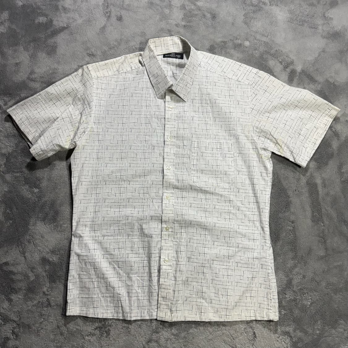 발렌시아가 패턴 반팔 셔츠 상품이미지1