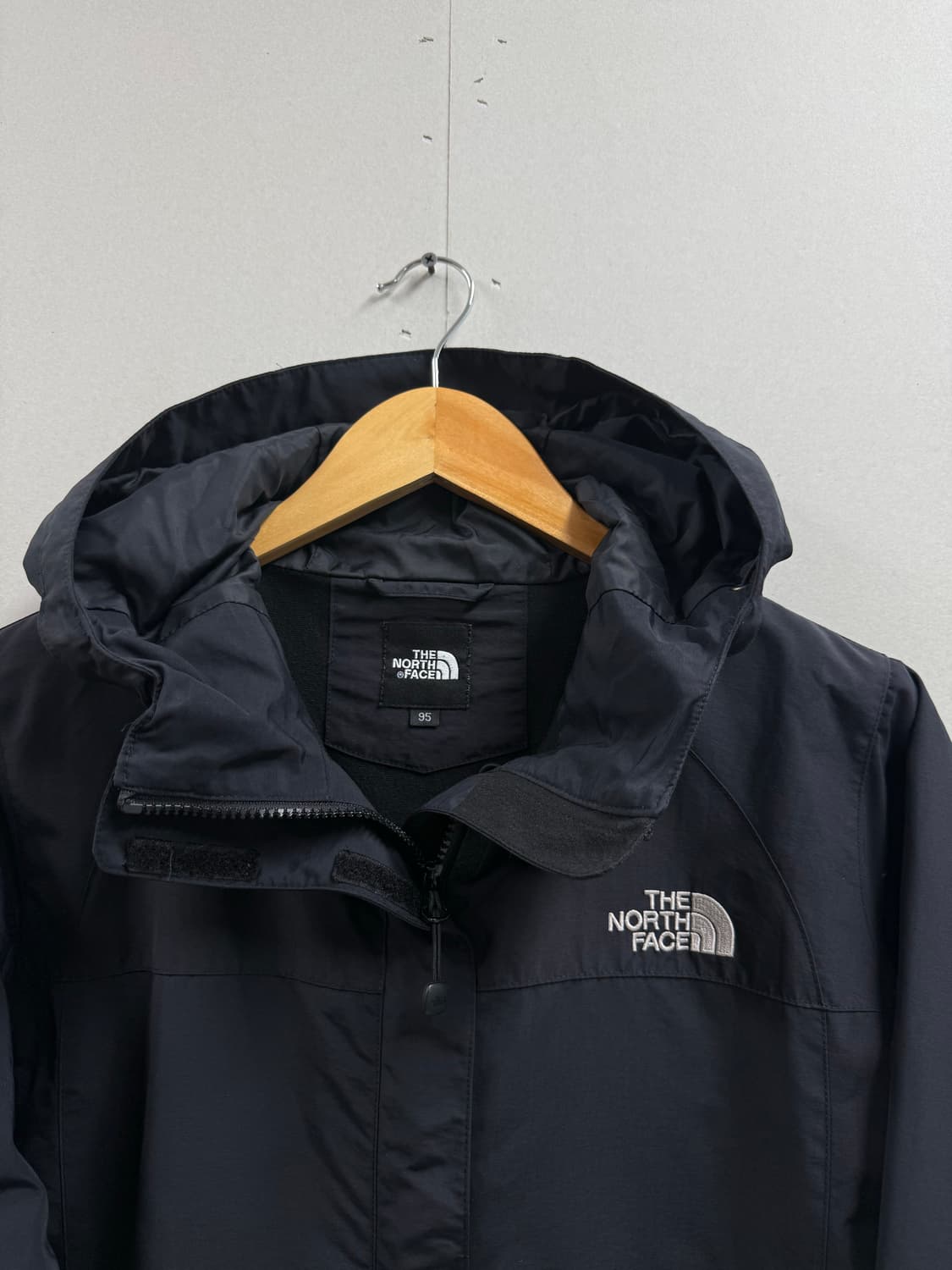 여성 95 xl / 노스페이스 바람막이 블랙 상품이미지4