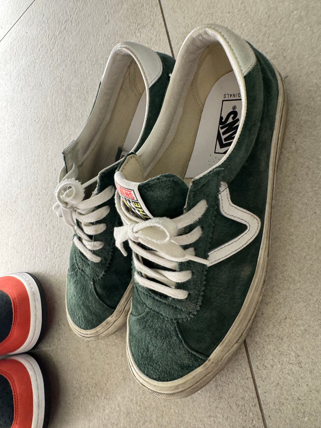 반스 스웨이드 운동화 그린 us10 / 신발종류많아요!!  상품이미지4
