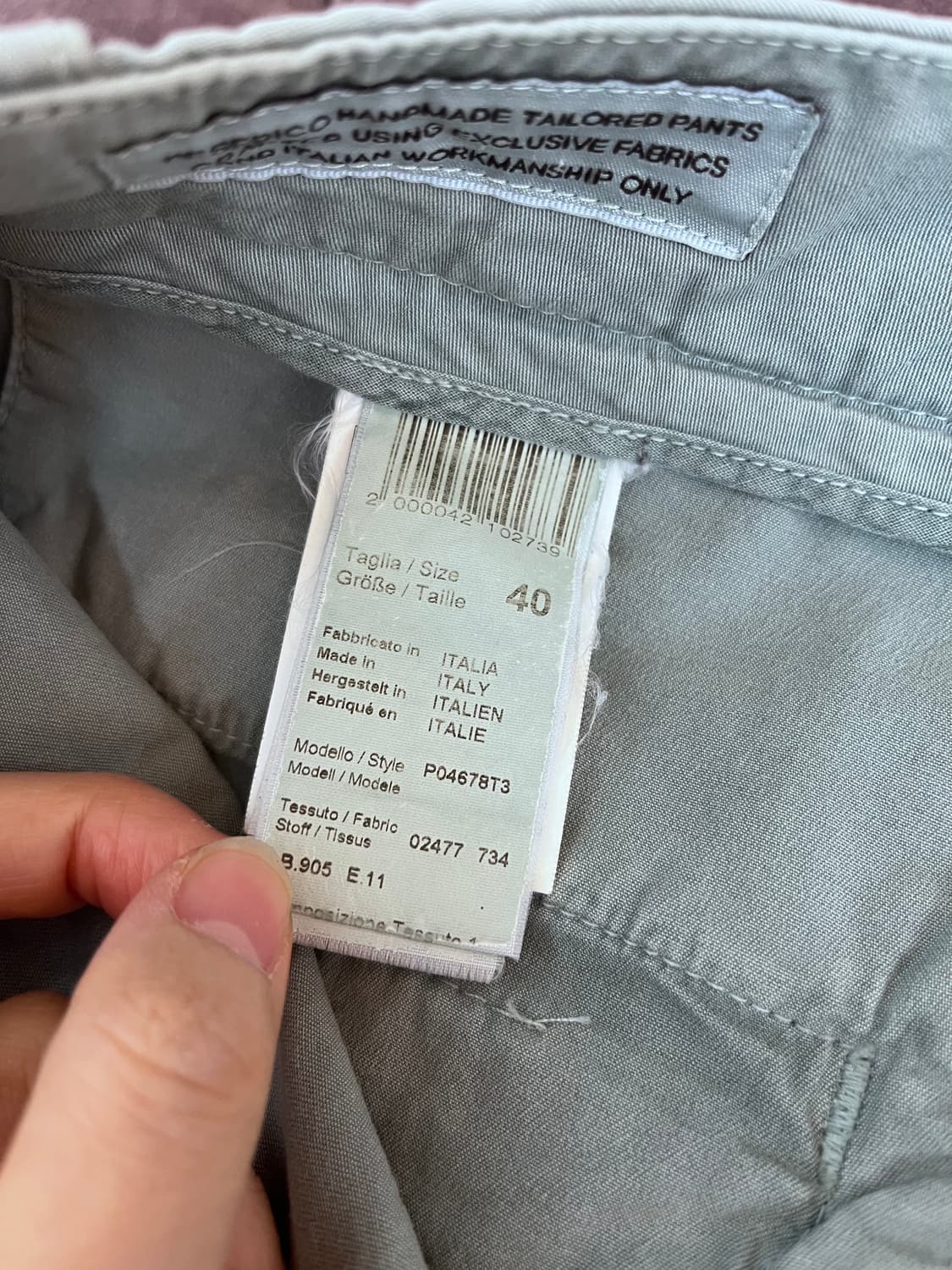 페세리코 이태리 여성 간절기코튼팬츠 상품이미지6