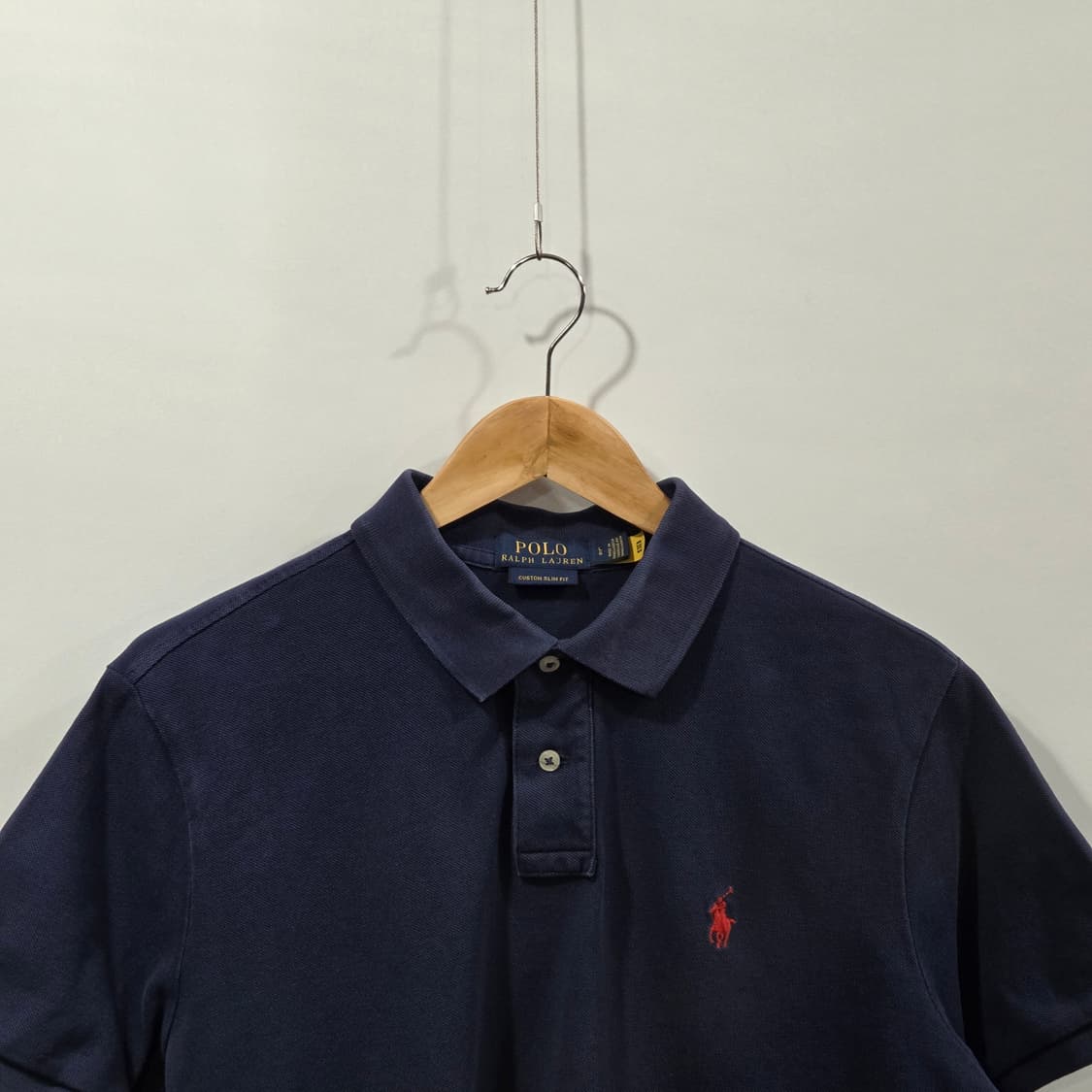 폴로랄프로렌 피케 카라 네이비 반팔티 L 상품이미지2