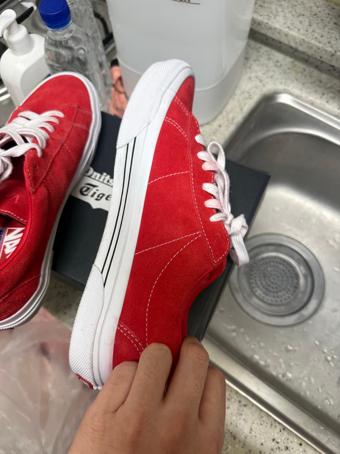 반스 x 슈프림 시드 레드 270판매 상품이미지3