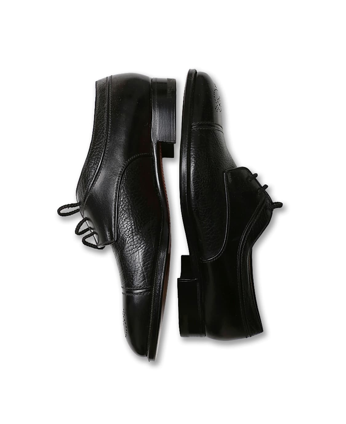 아테스토니 [A. Testoni] 볼로냐 블랙 가죽 윙팁 구두 클래식 상품이미지3