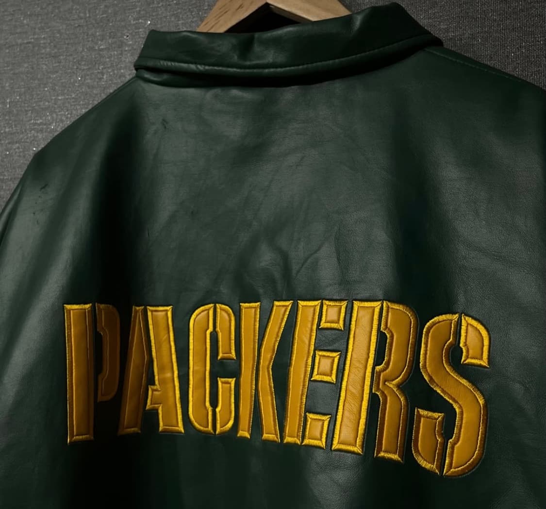 NFL GREENBAY PACKERS 레더자켓 상품이미지4
