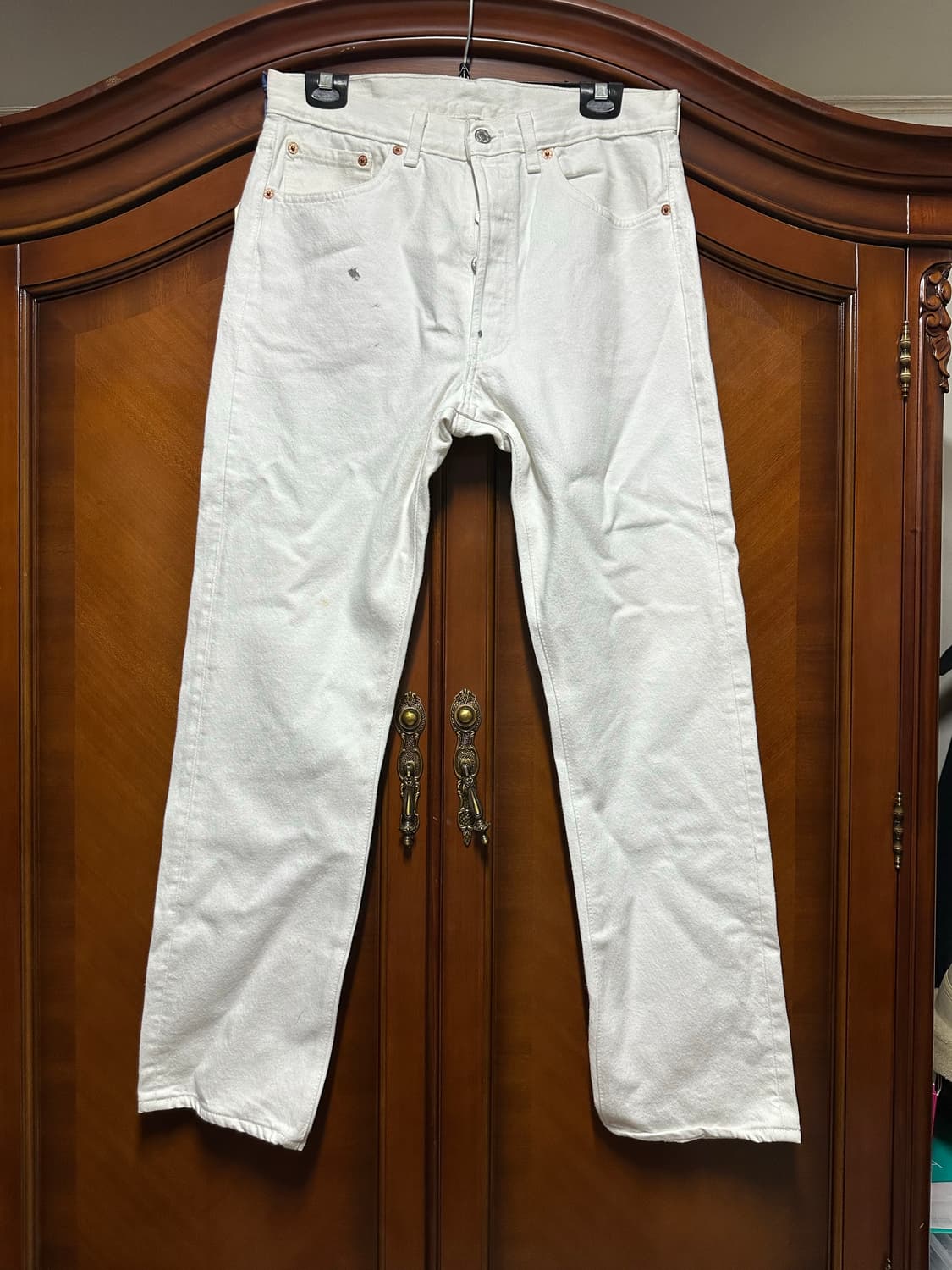 리바이스  authorized vintage 화이트 팬츠 501 상품이미지1