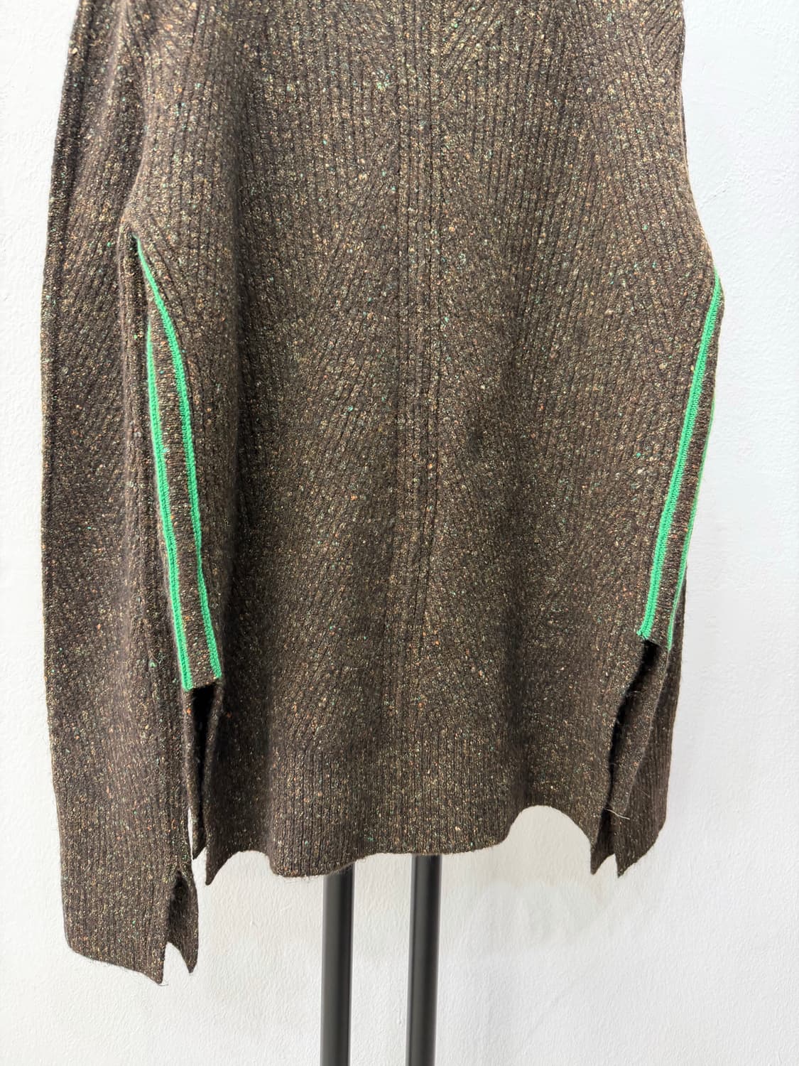 정품) 타임 한섬 여성 브라운 니트 스웨터 90F 상품이미지5