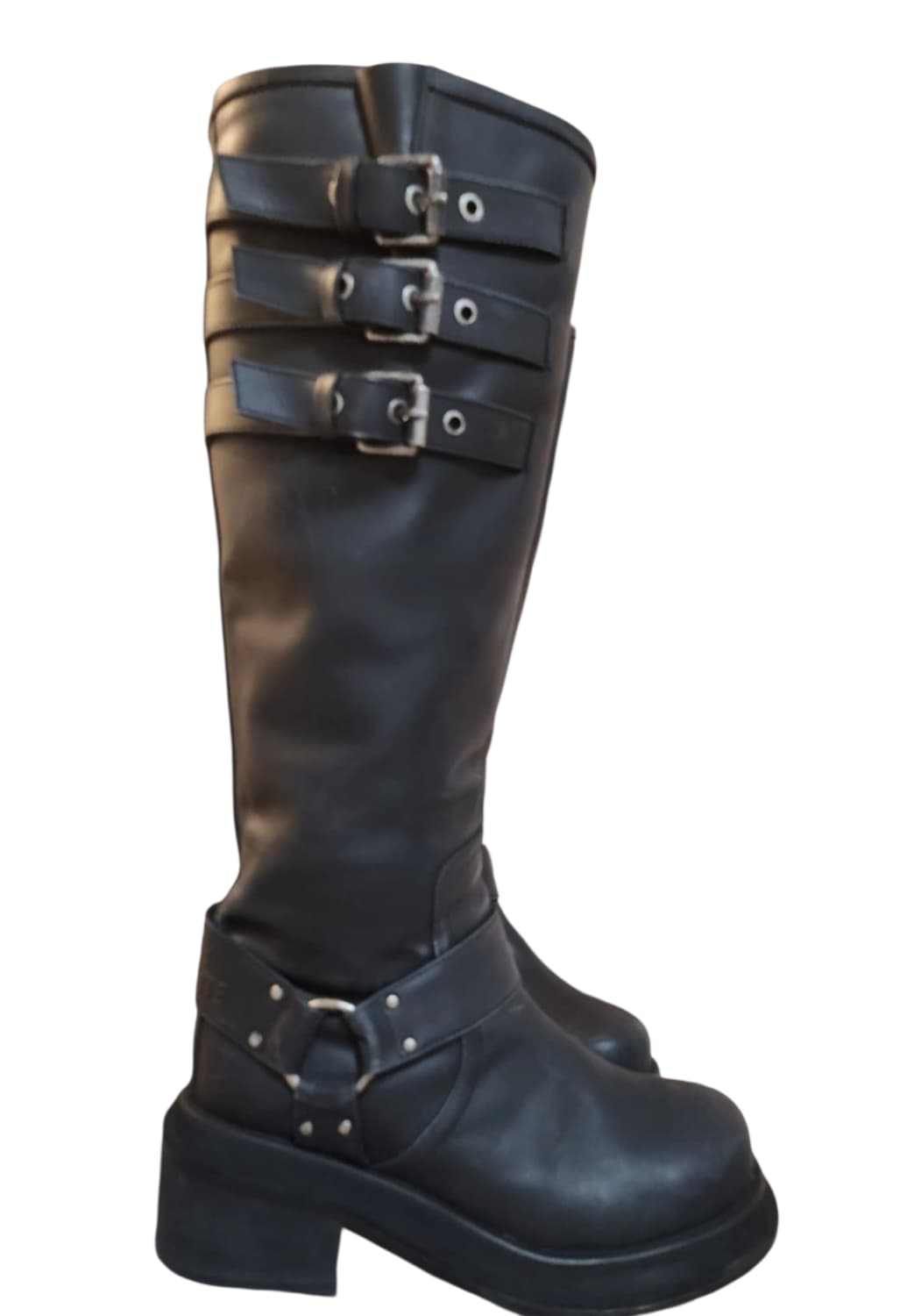 럭키슈에뜨 리얼가죽 롱부츠 블랙 240 상품이미지5