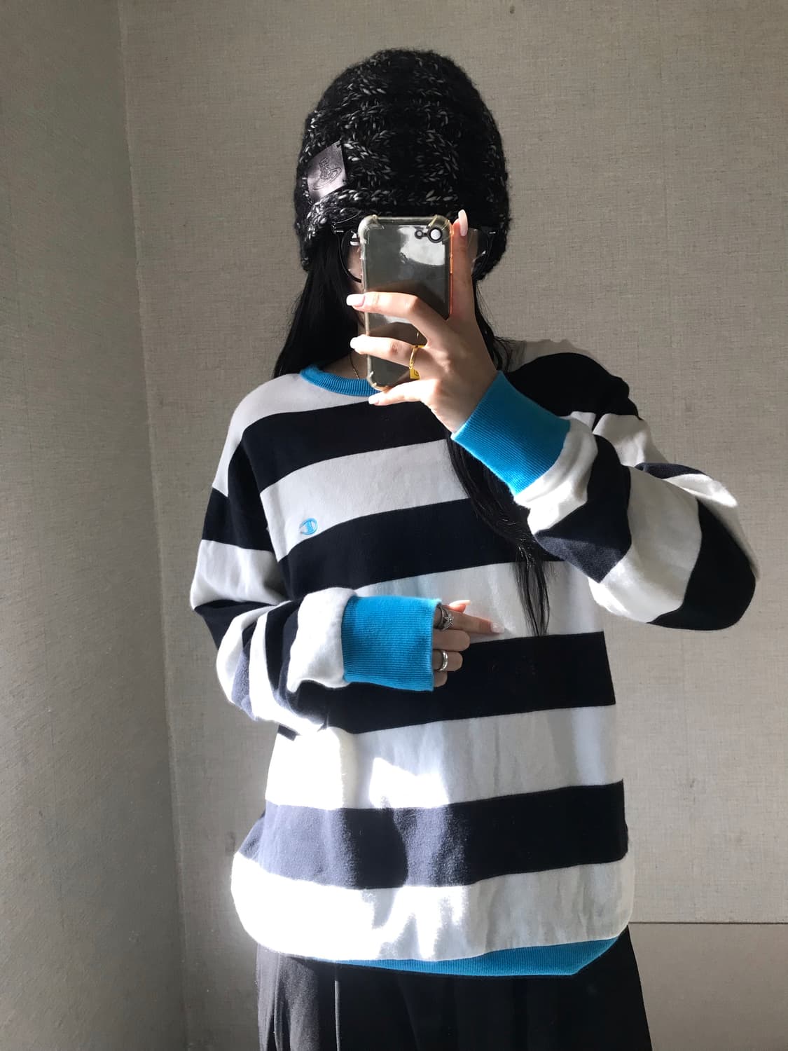 챔피온 스트라이프 맨투맨 상품이미지3