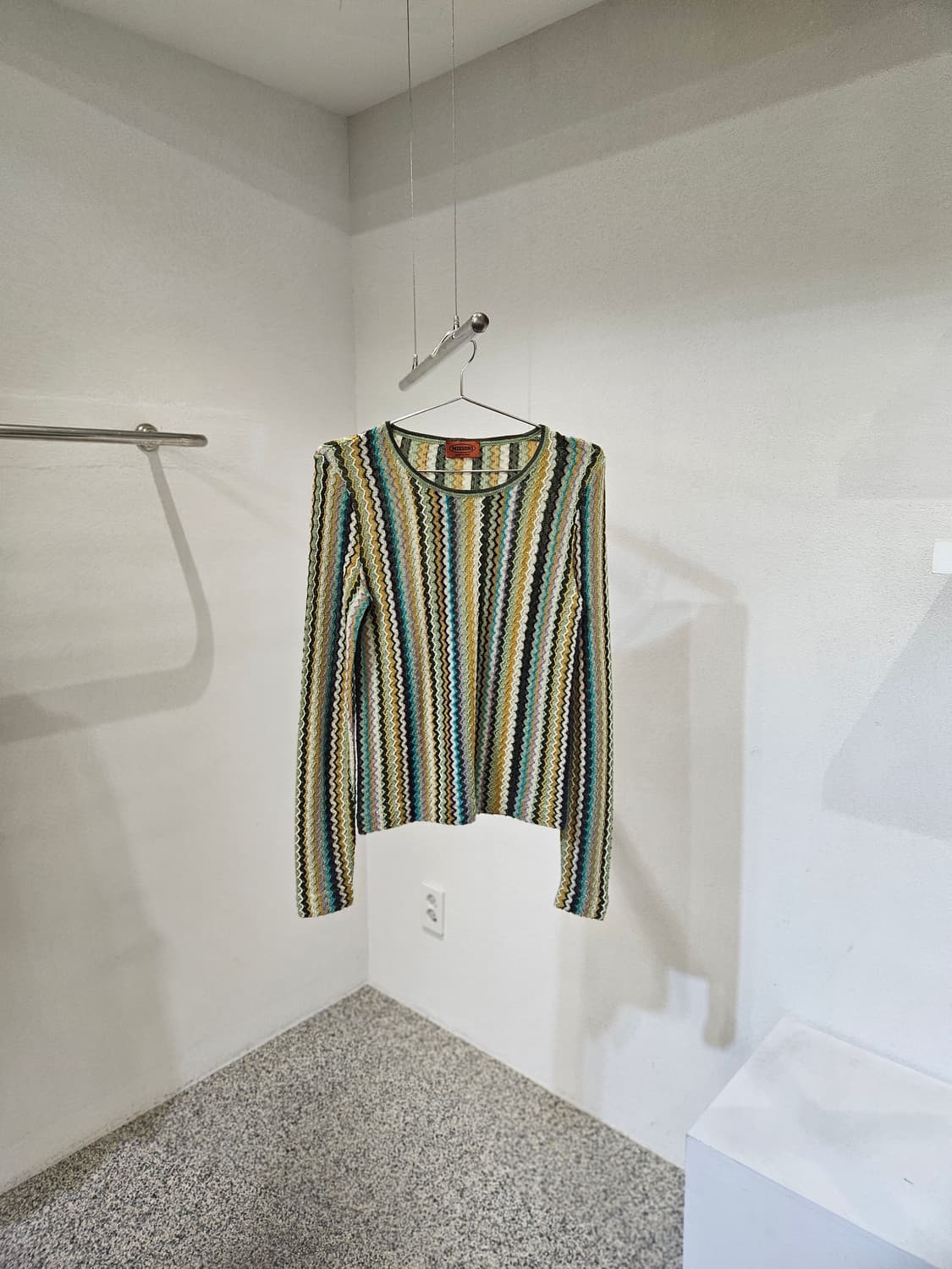 미쏘니 스프라이트 패턴 니트 상품이미지1