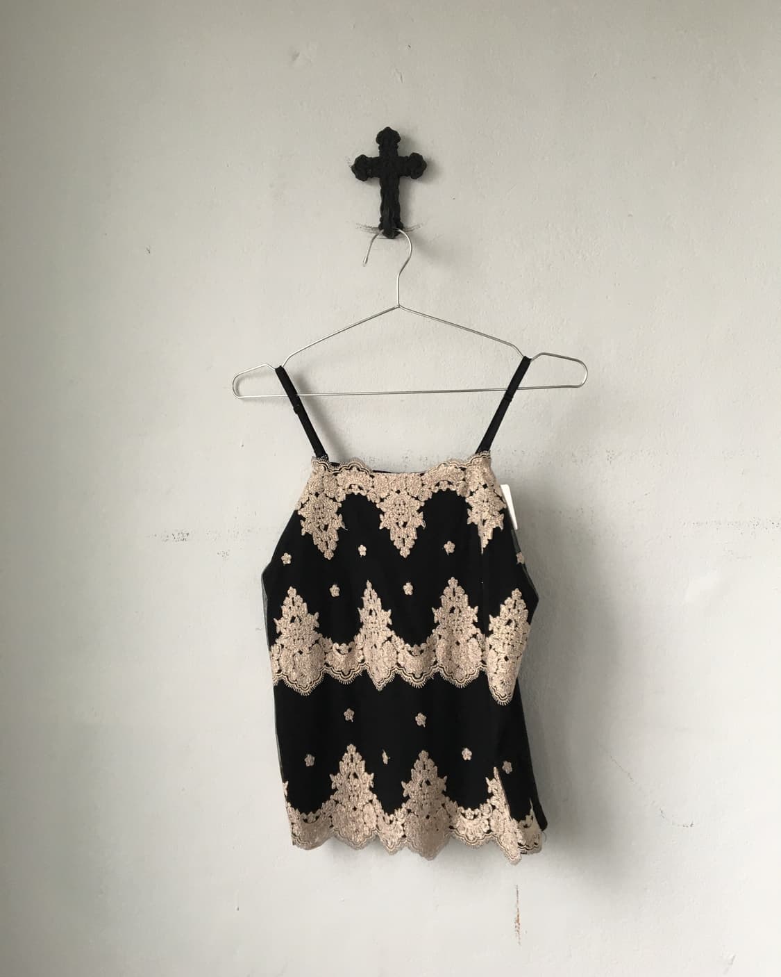 Glitter crochet sleeveless 상품이미지2