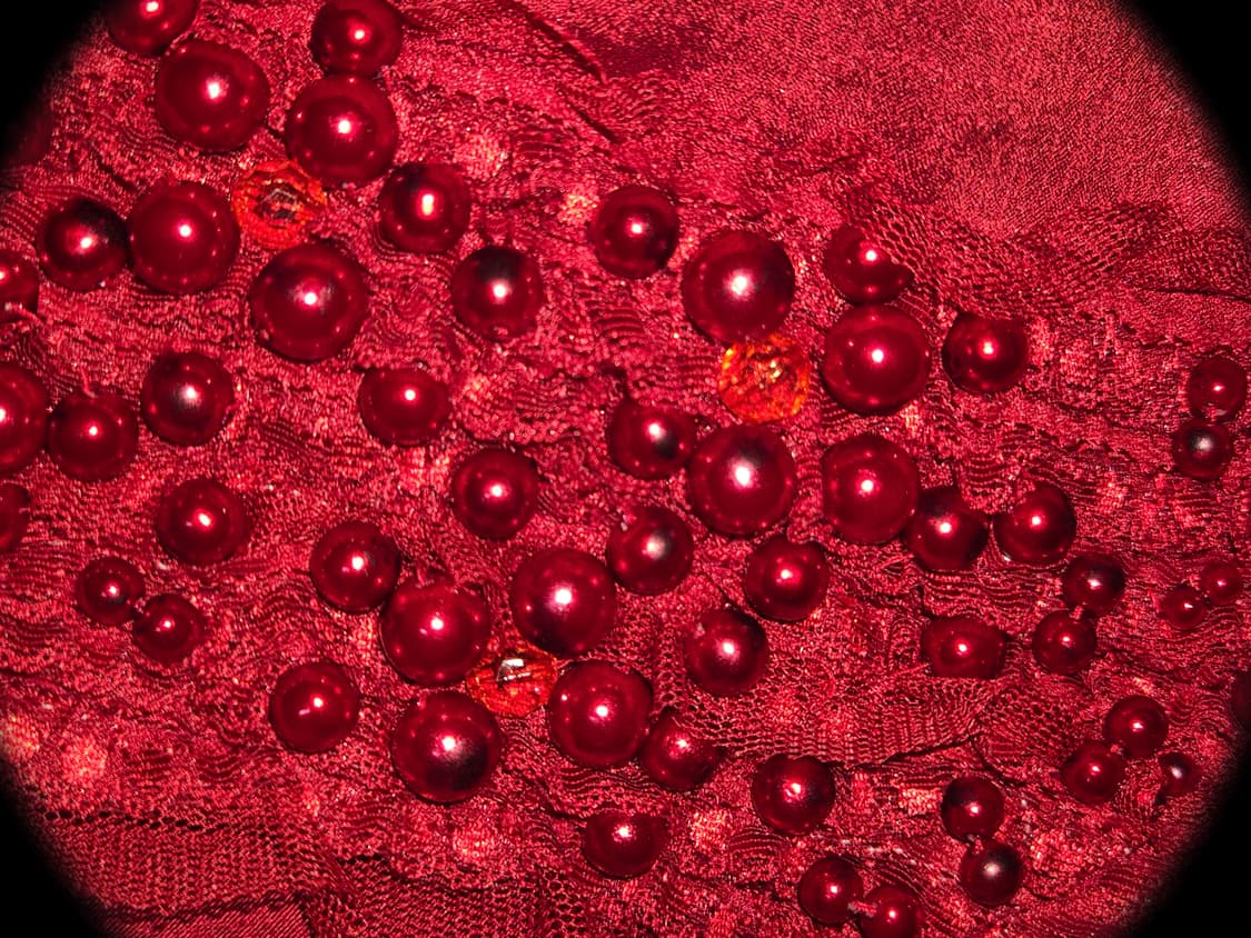 Vintage Cherry lace slip top 상품이미지2