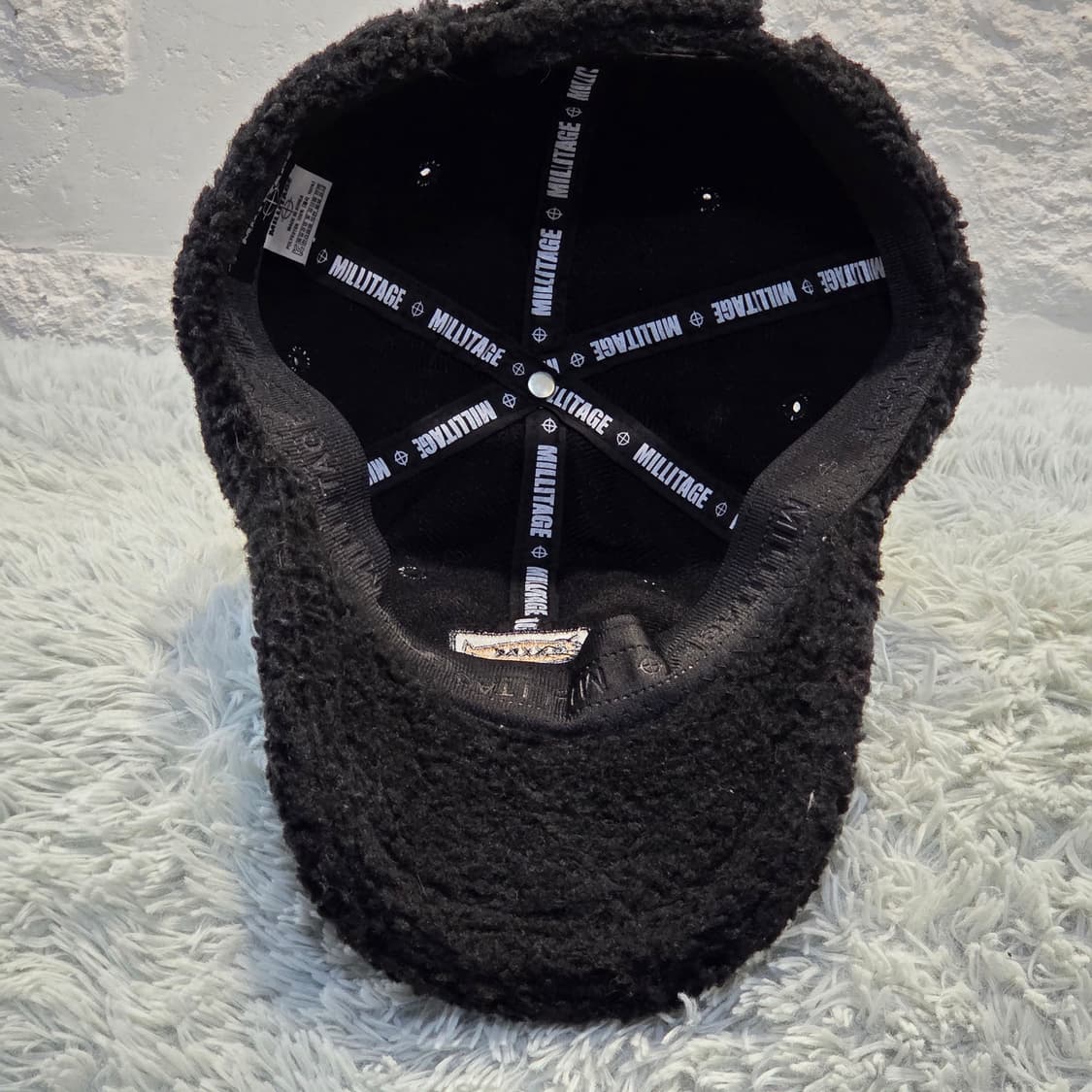 p8-4:밀리티지 보아퍼 물고기 로고 볼캡 블캡MILLITAGE55-58 상품이미지5