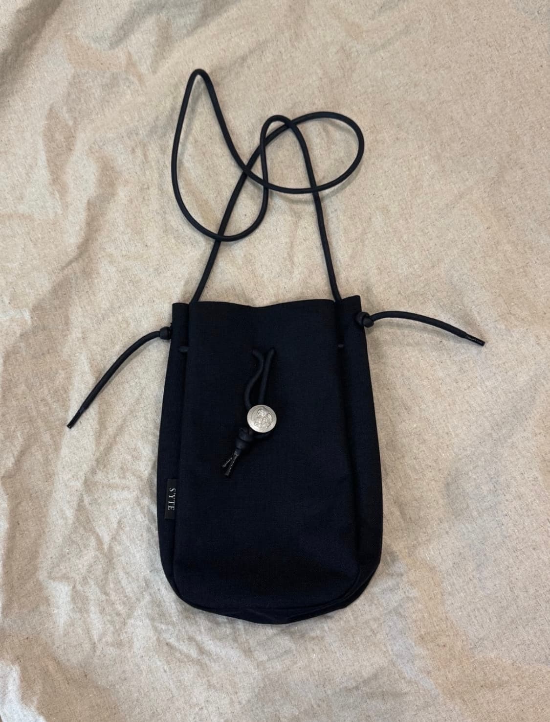 요지야마모토 사이트 콘초 드로스트링 백 상품이미지2