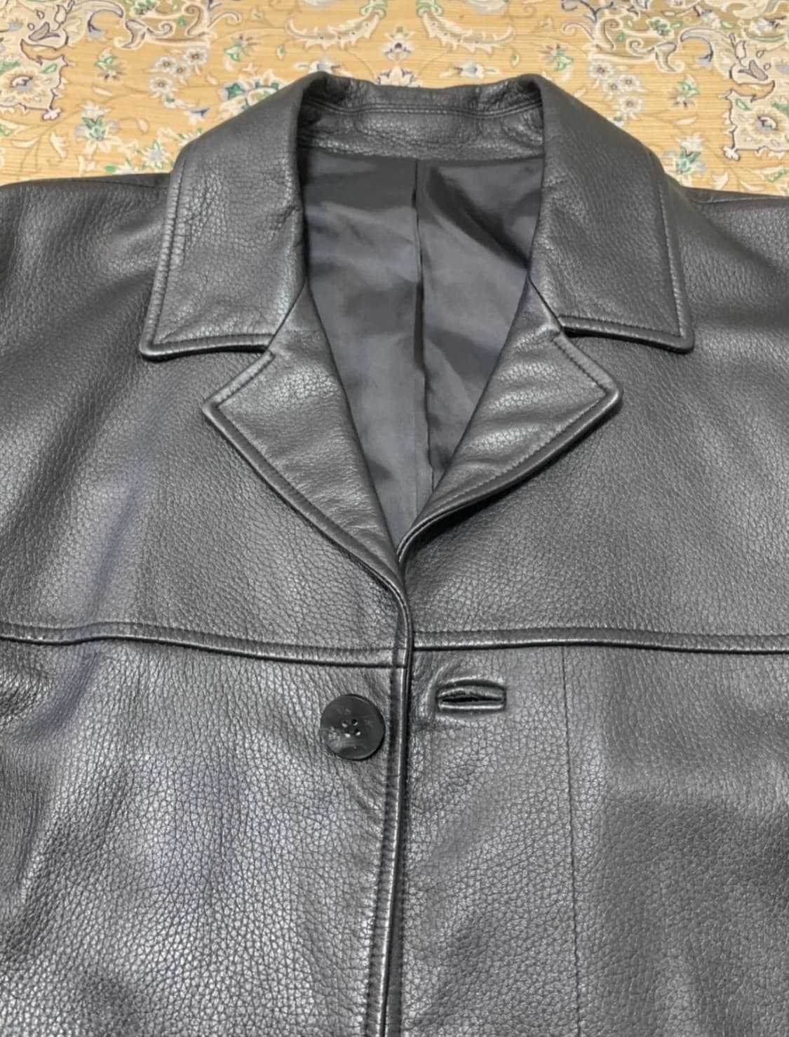 00s 레더카코트 올드갭 상품이미지2