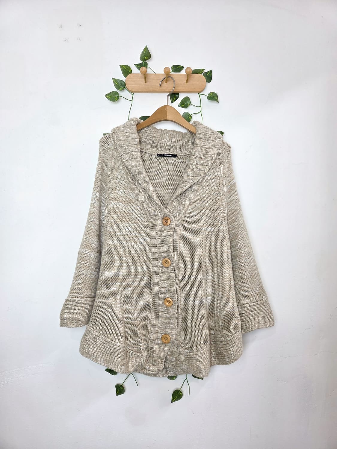 코지 모리 케이프 가디건 상품이미지1